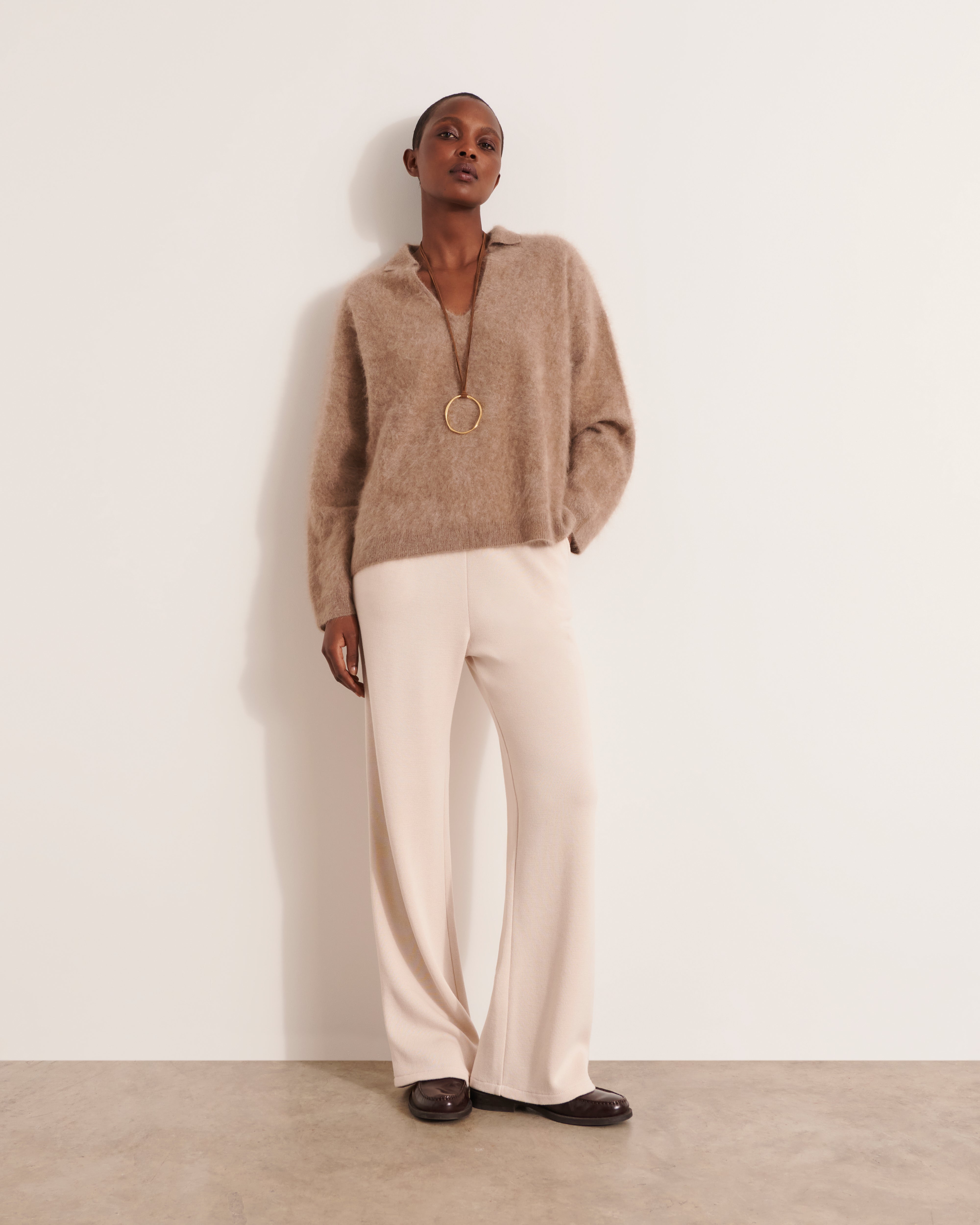 Pull oversize col polo ADOUX/12235/041
