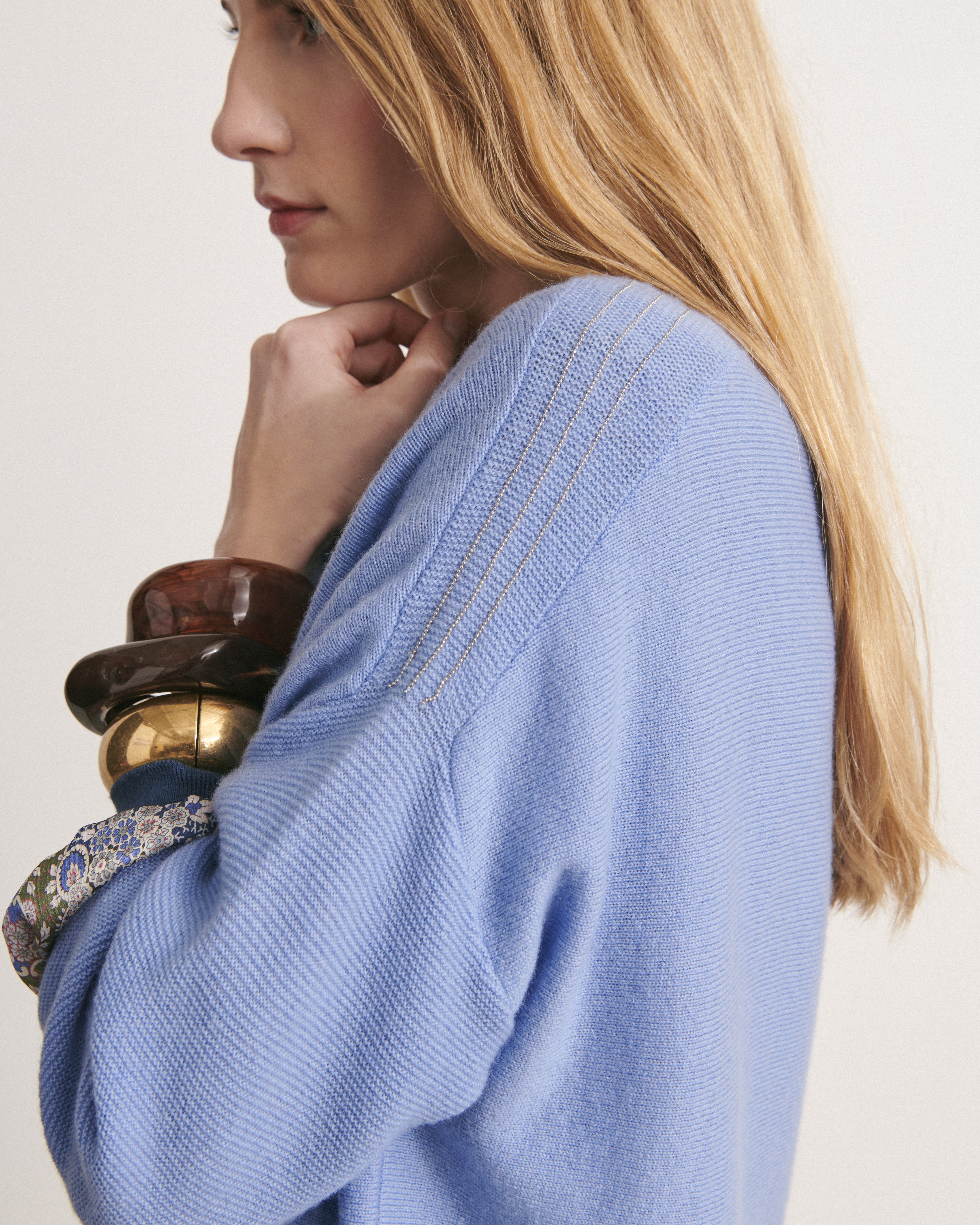 Pull en maille point mousse ALTESSE/11135/272