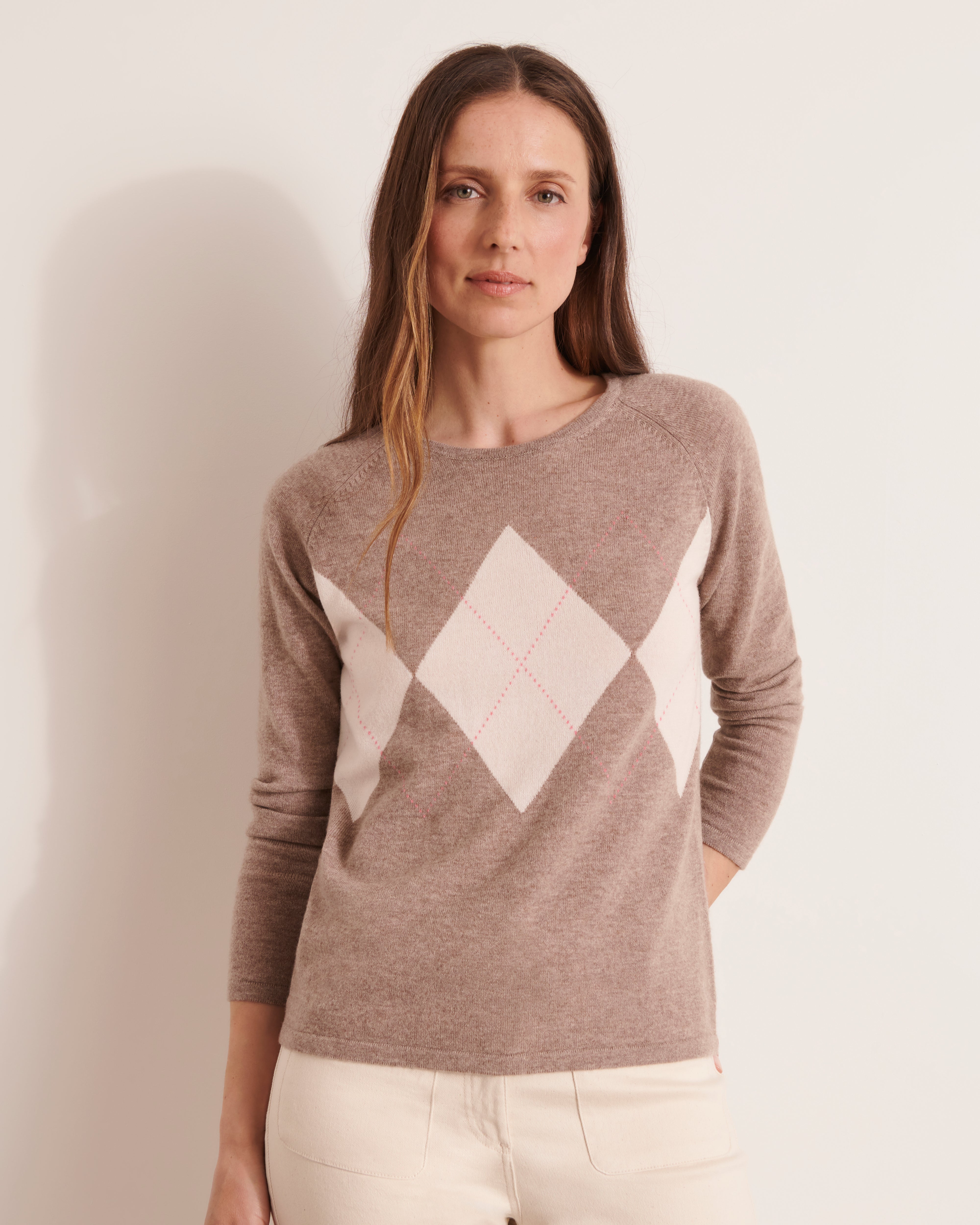 Pull en maille intarsia ARLINGTON/12109/781