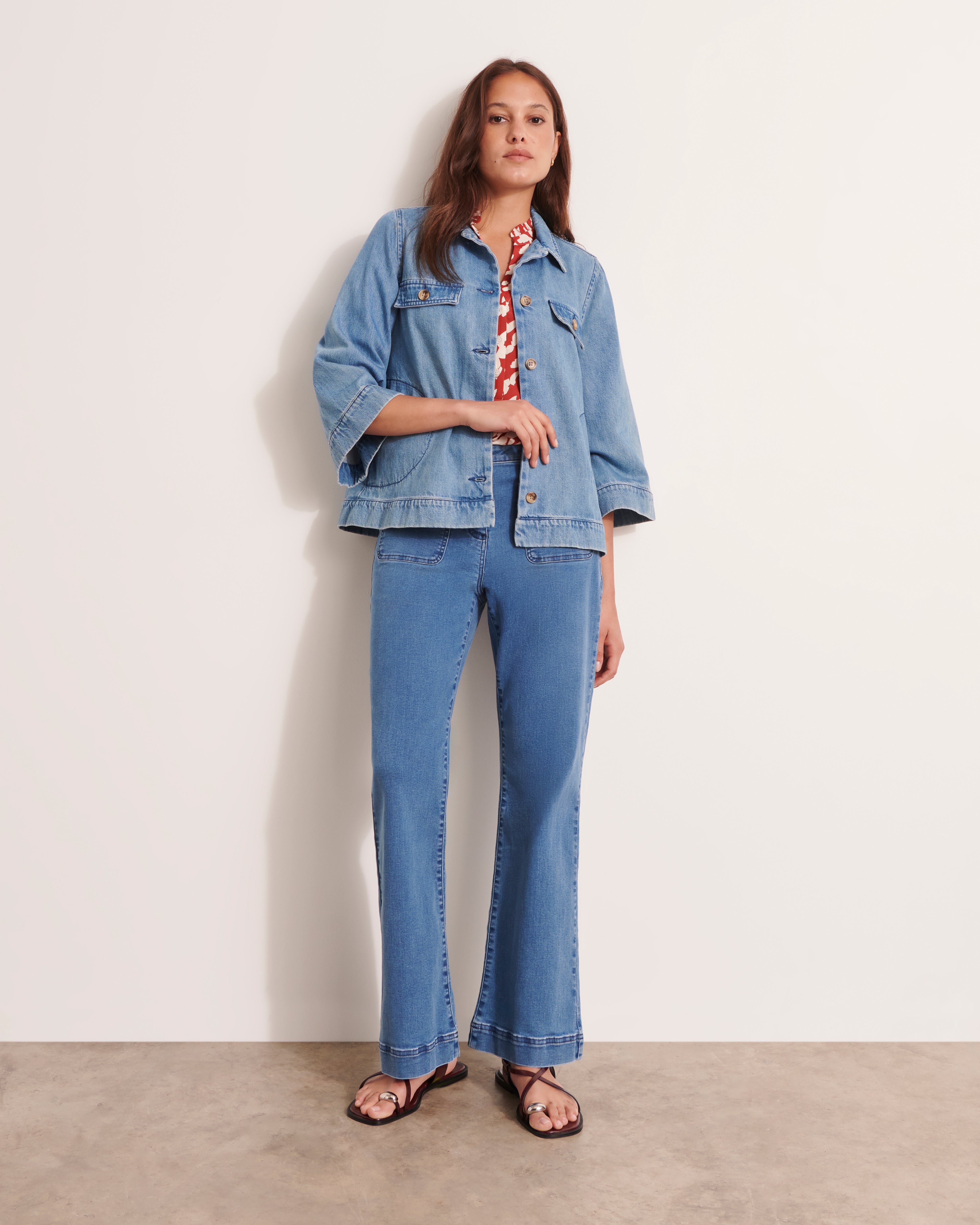 Veste courte boutonnée BALI12-BIS/12067/301