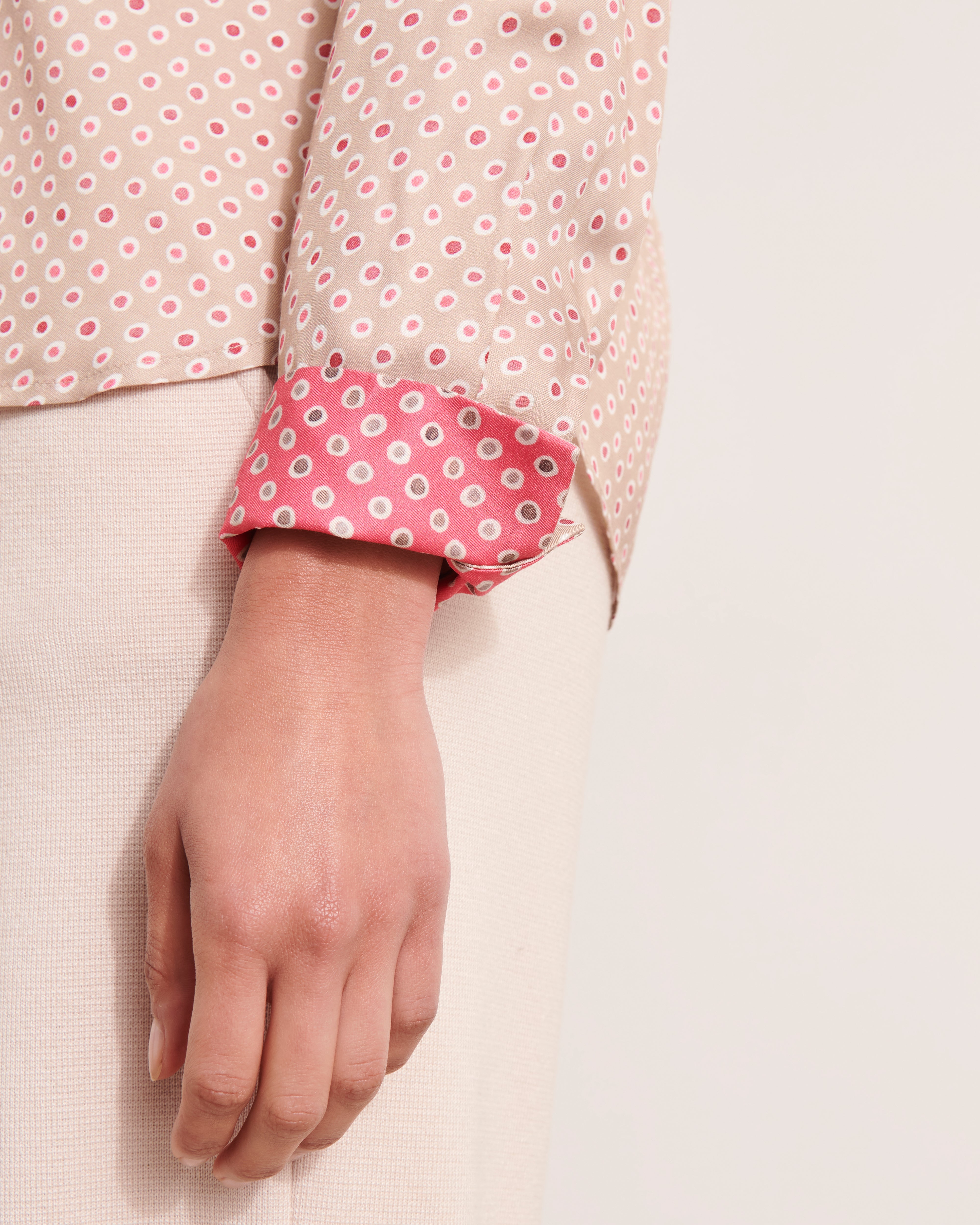 Blouse imprimée CHAMPAGNE/12156/531