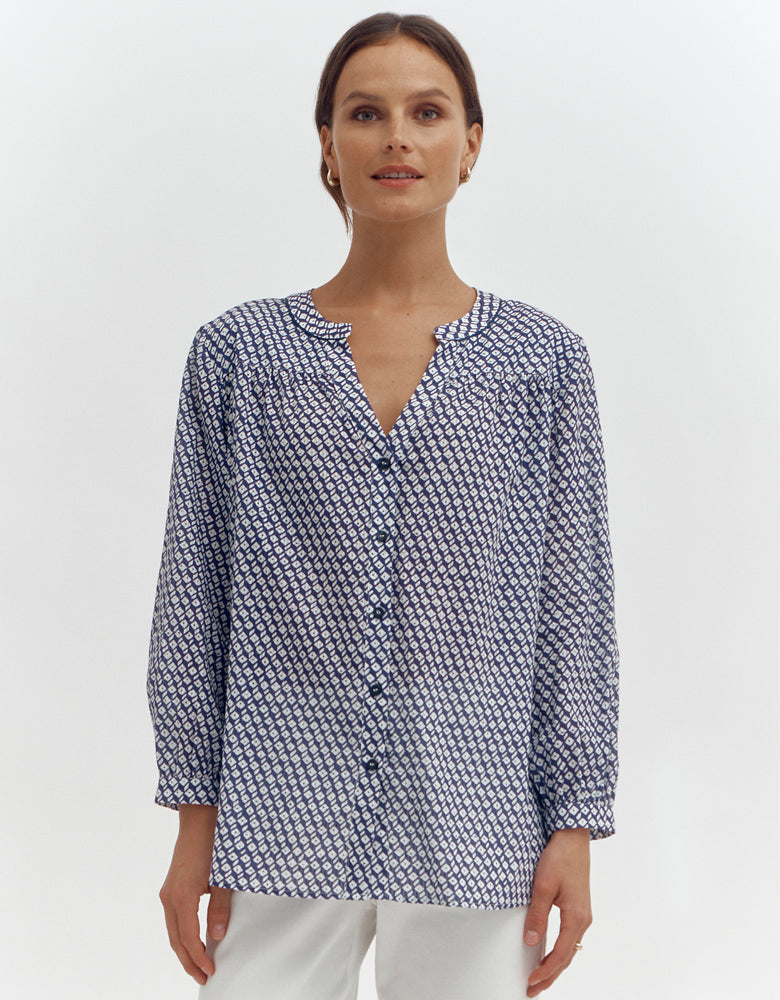 Printed blouse CHIVALI/87055/635