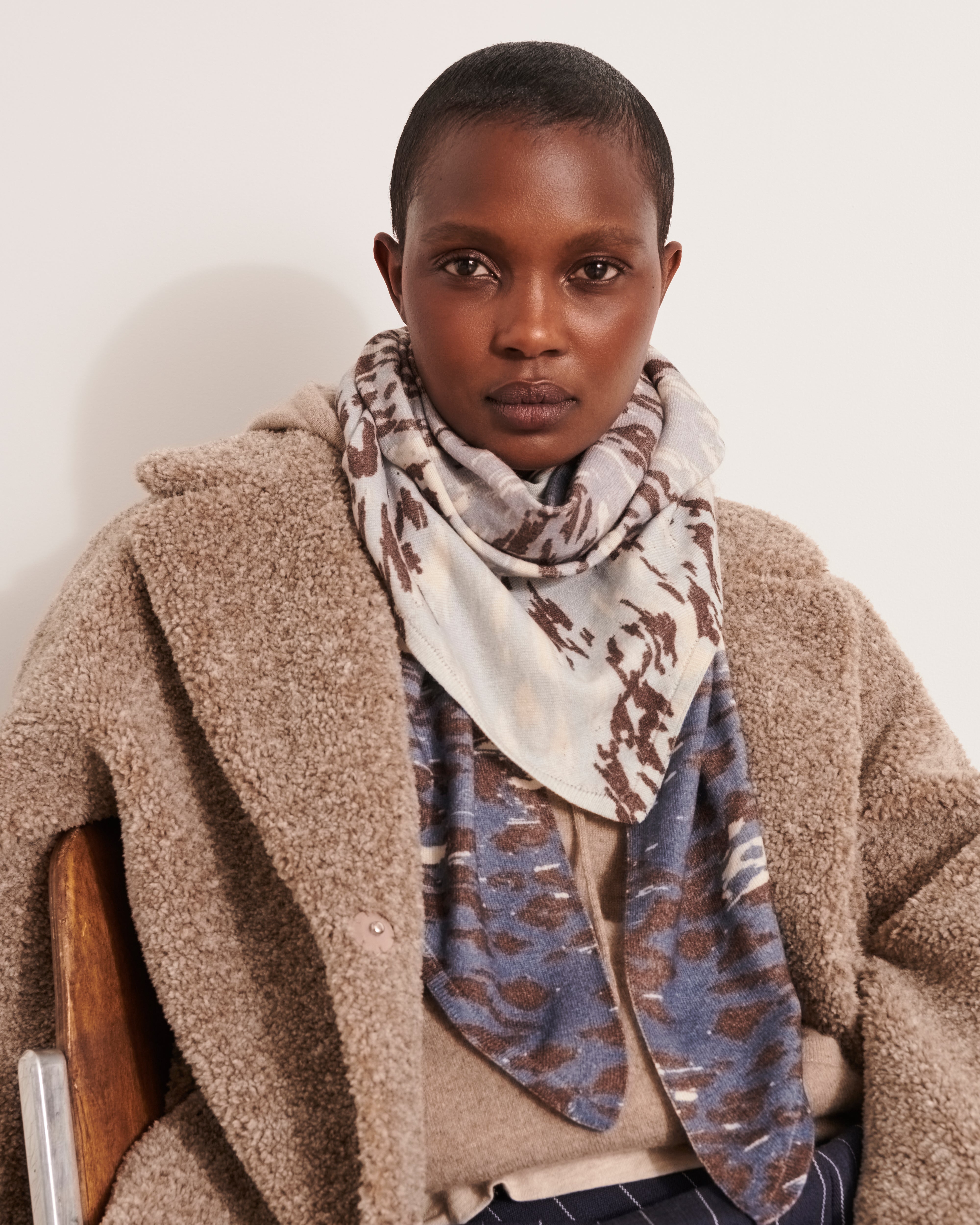 Printed scarf ENILIA/12126/881