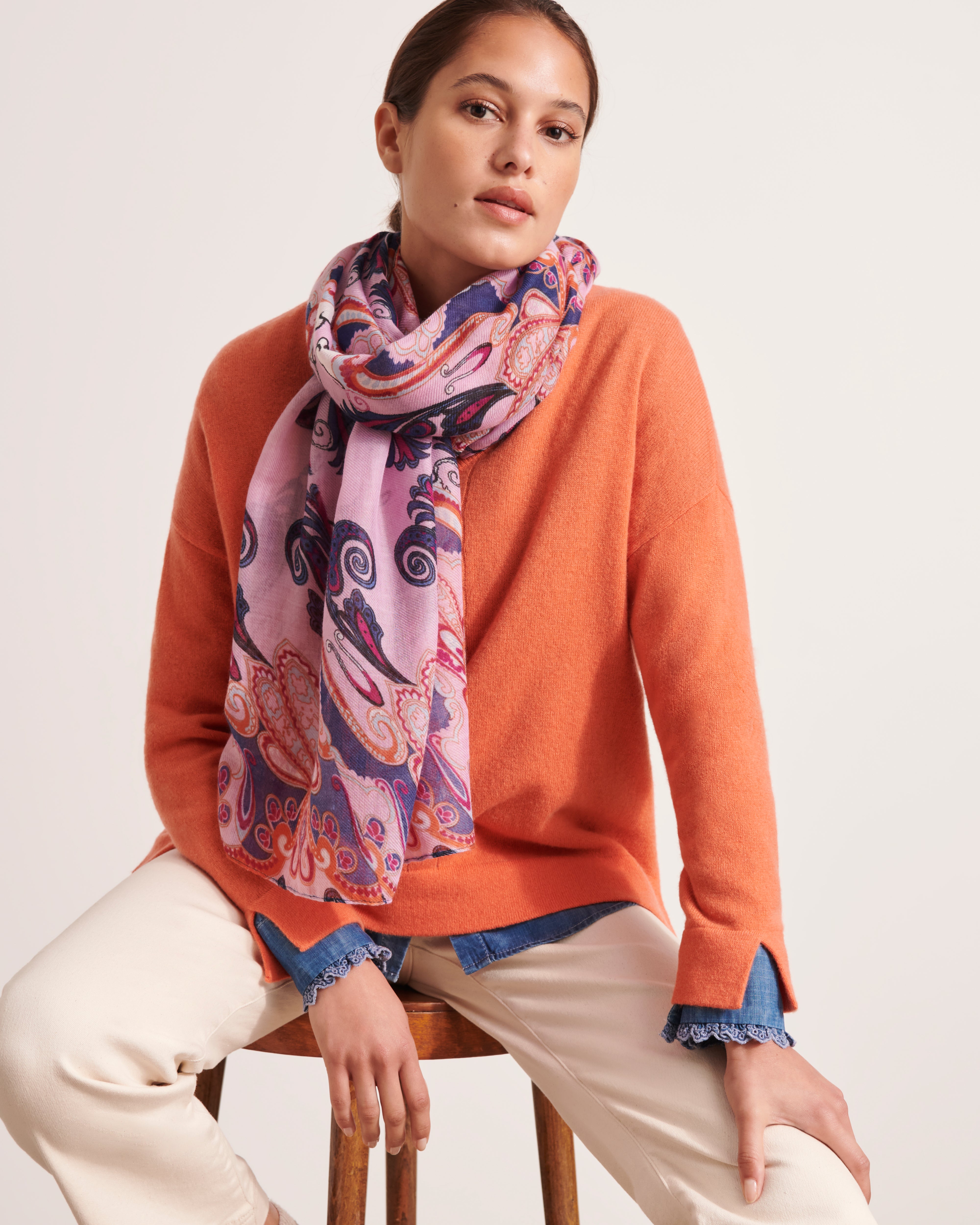 ERABESQUE/12221/650 printed scarf