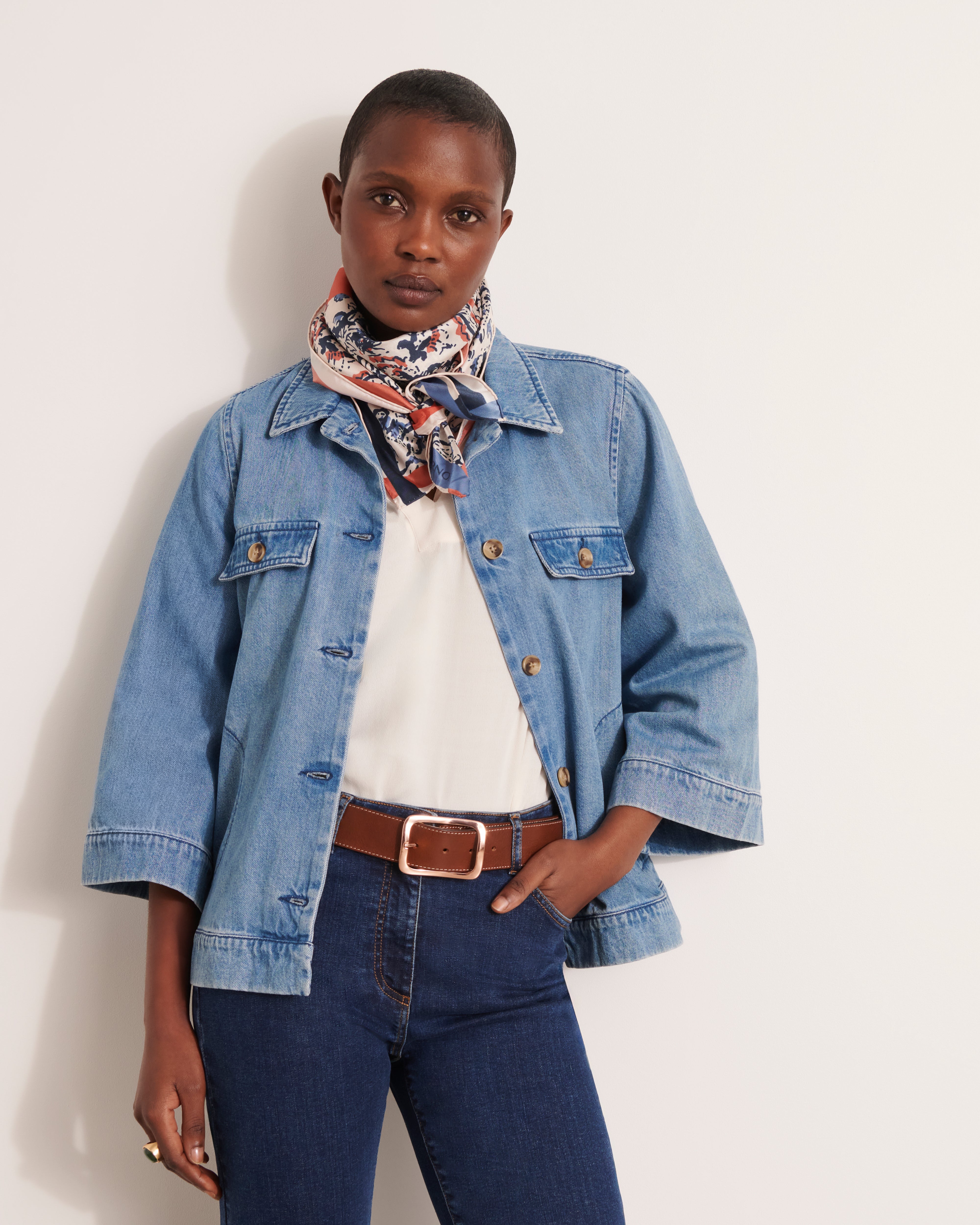 ESCAPADE/12209/635 printed square