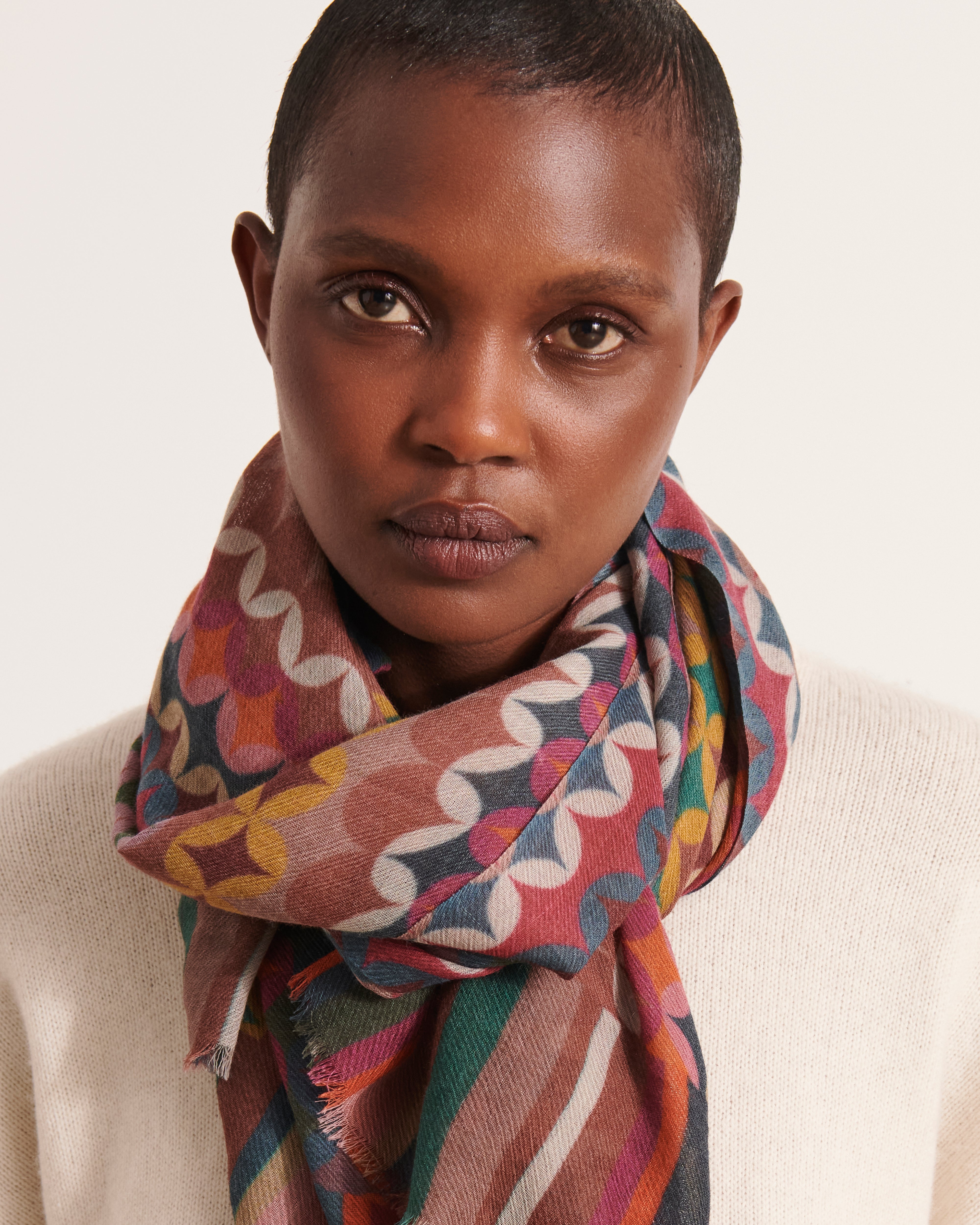 Echarpe imprimée ESME/12102/650