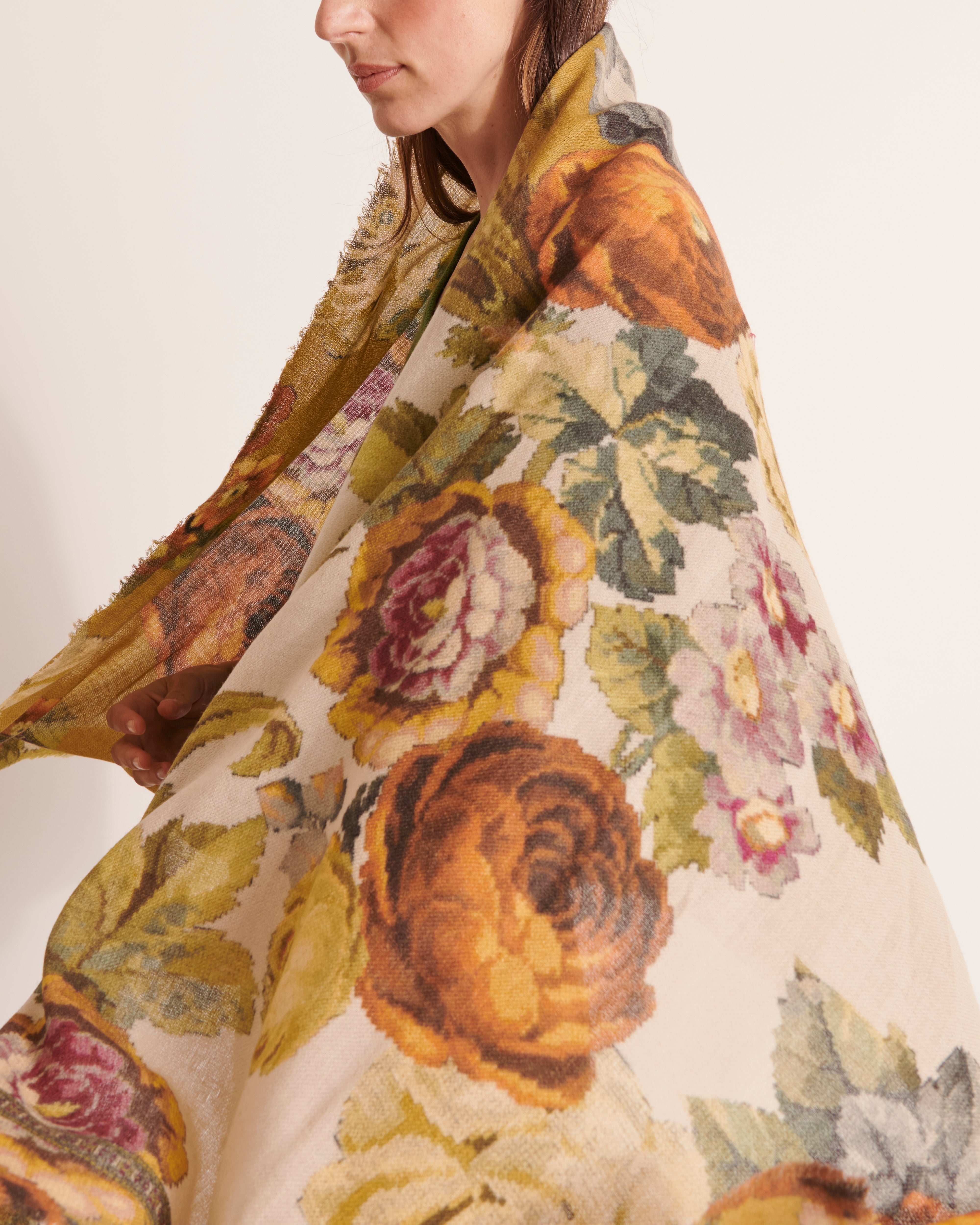 Echarpe imprimée EUGENIE/12103/555