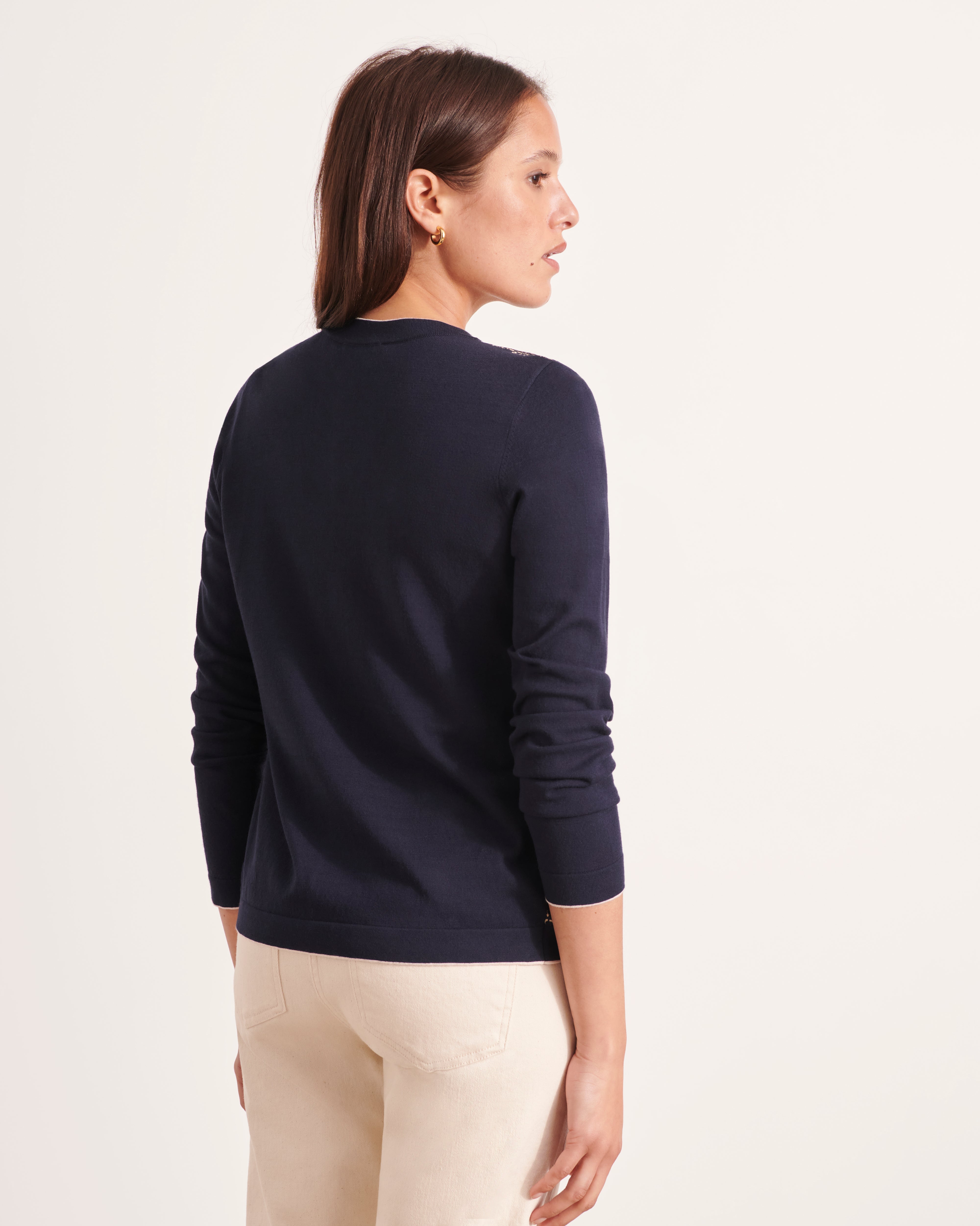 gilet imprimé en bi matière twill de soie et viscose