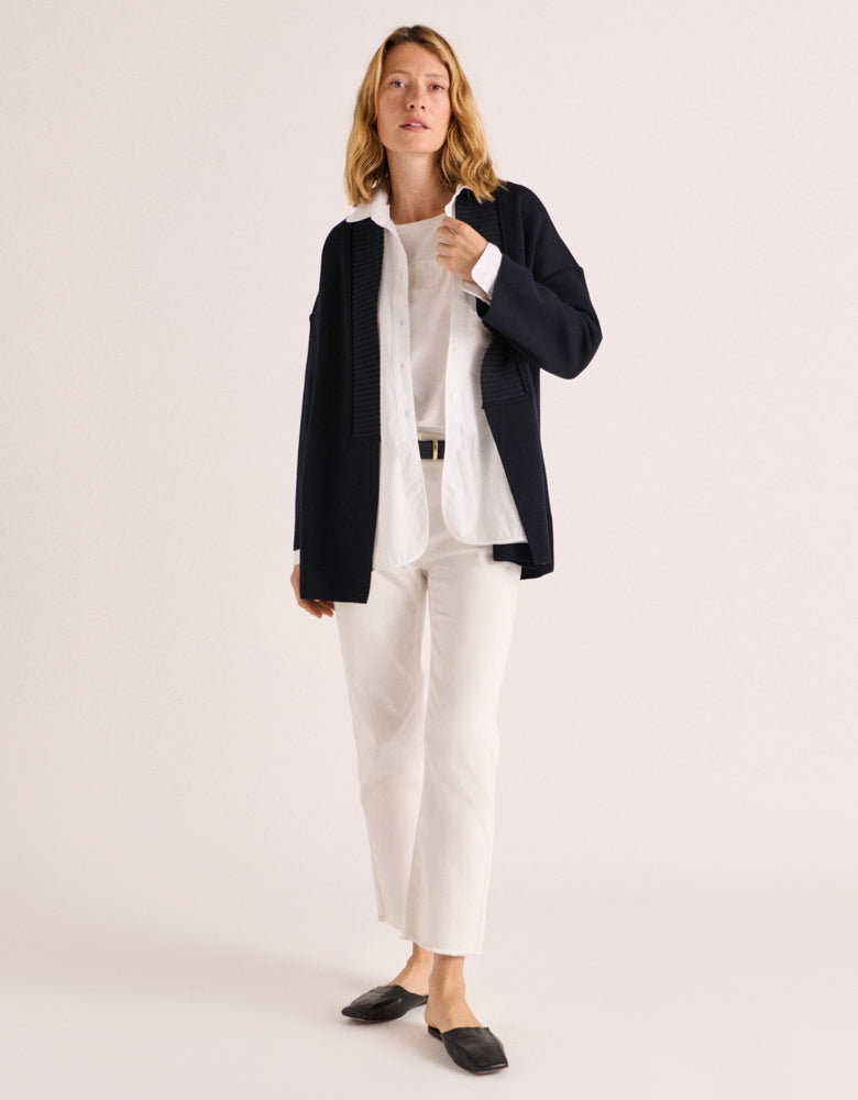 Manteau maille milano en laine NATAN1927/88102/317