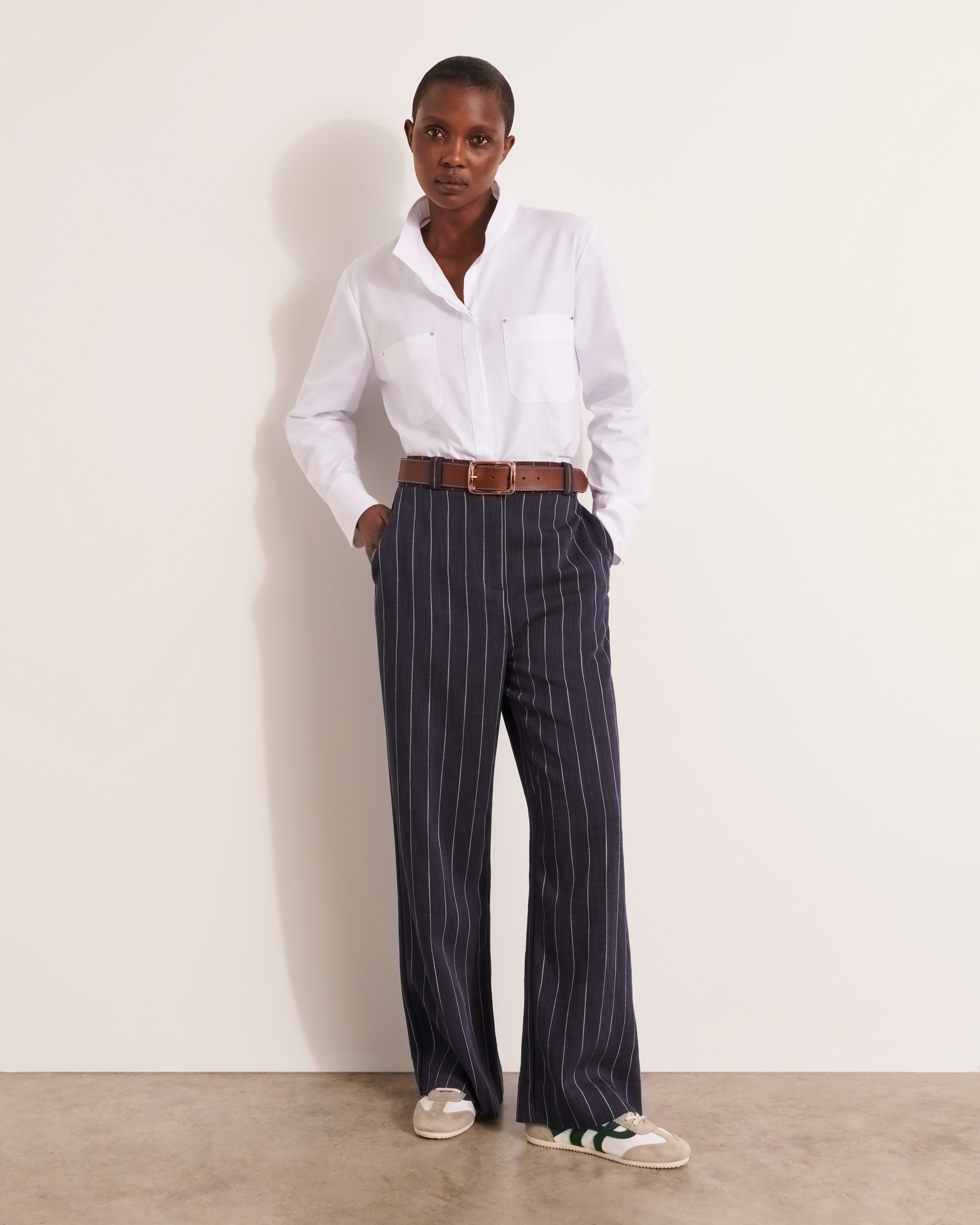 Pantalon large à rayures PHILBY/12256/635