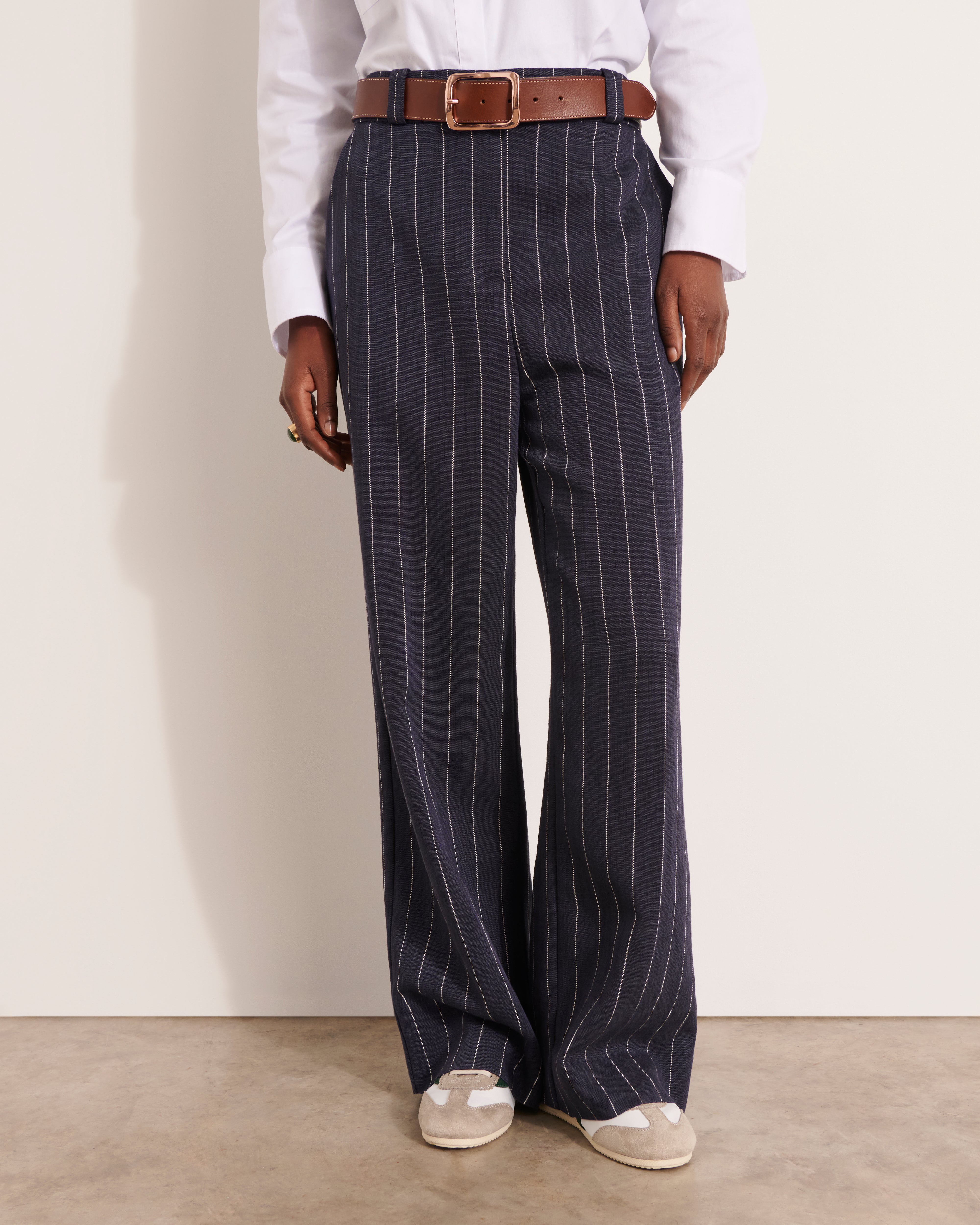 Pantalon large à rayures PHILBY/12256/635
