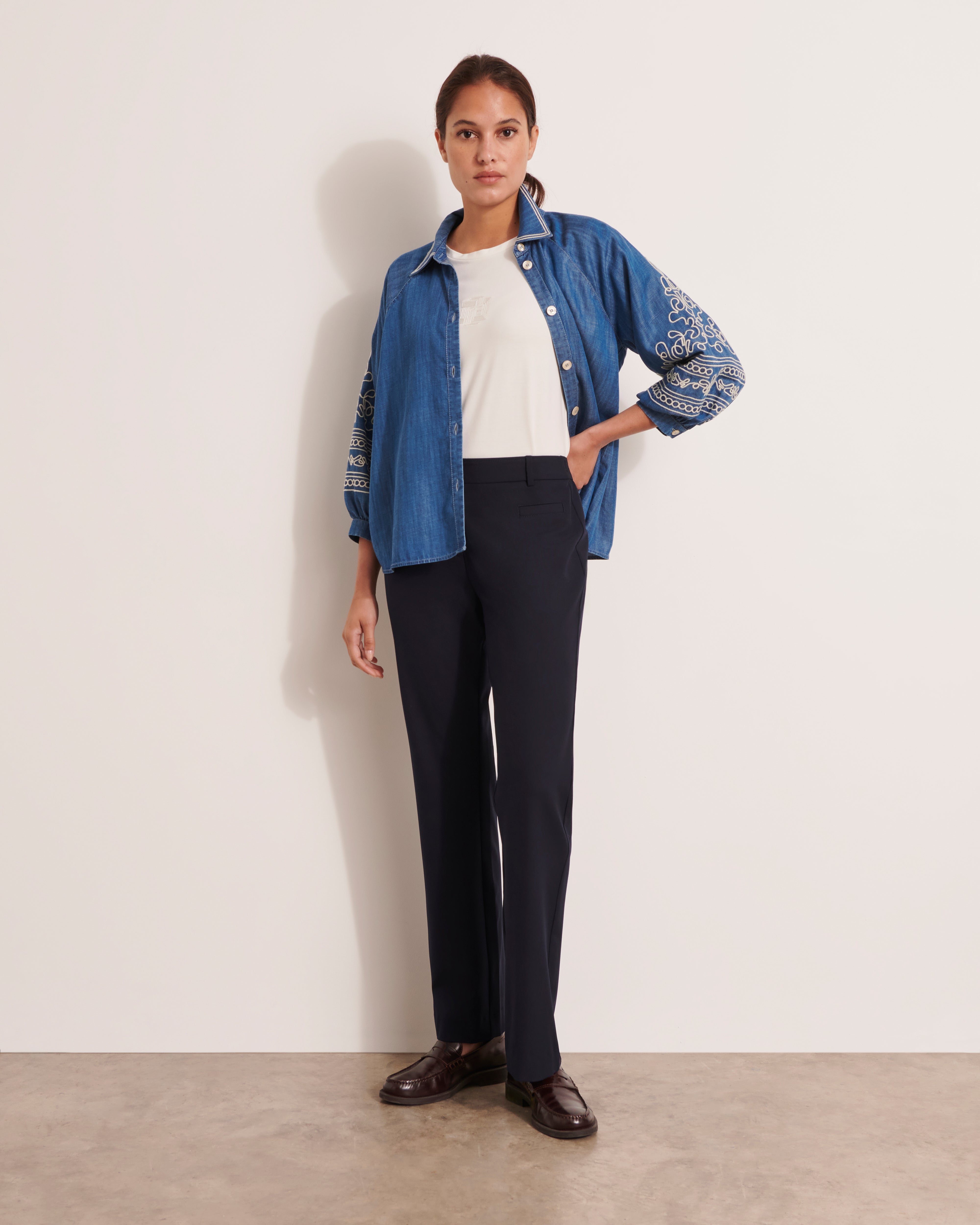 Pantalon flare PIENTO/12081/317