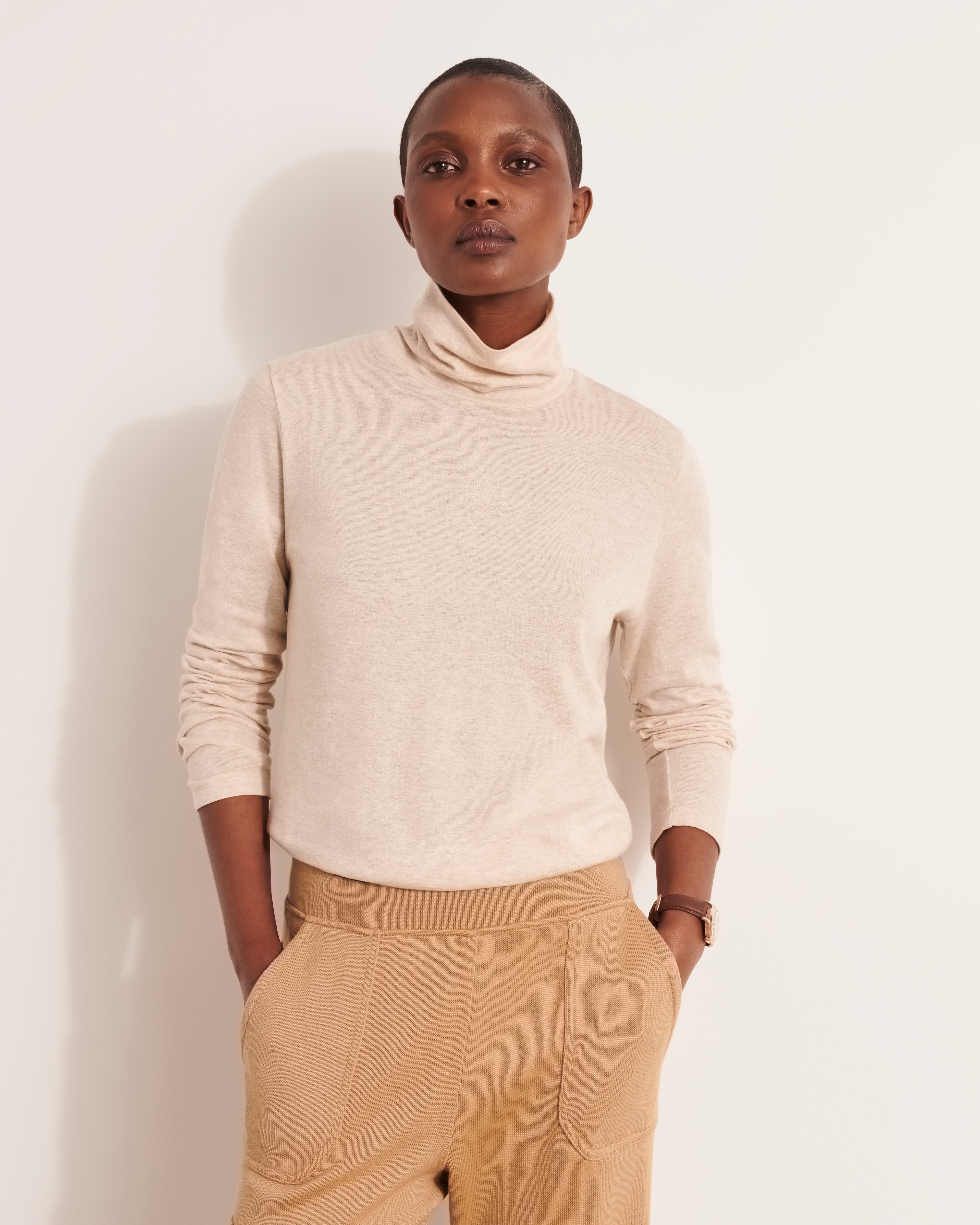 Tee-shirt col roulé TOUCH-CR/12169/005