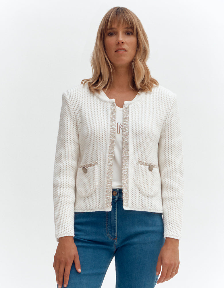 Short knitted jacket VALSE/87056/751
