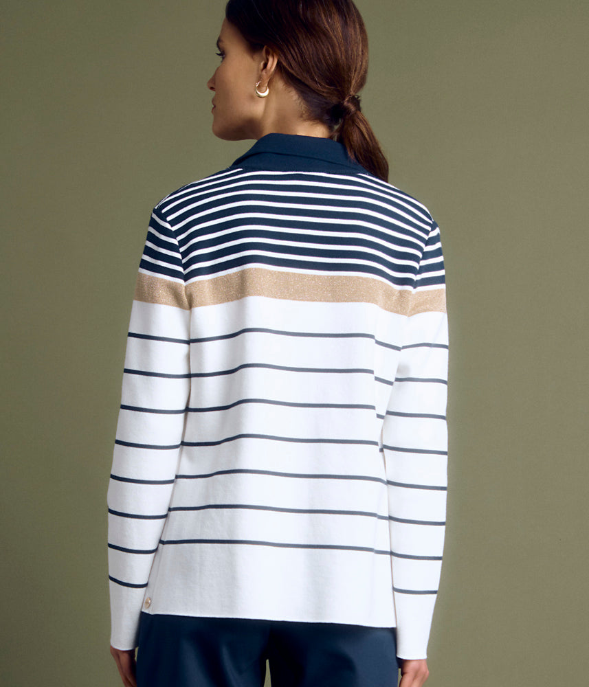 Striped milano knit blazer VANGOGH/85324/761