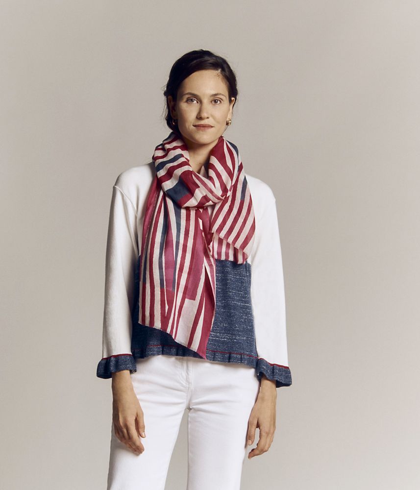 Printed scarf ELECTRA/81285/575