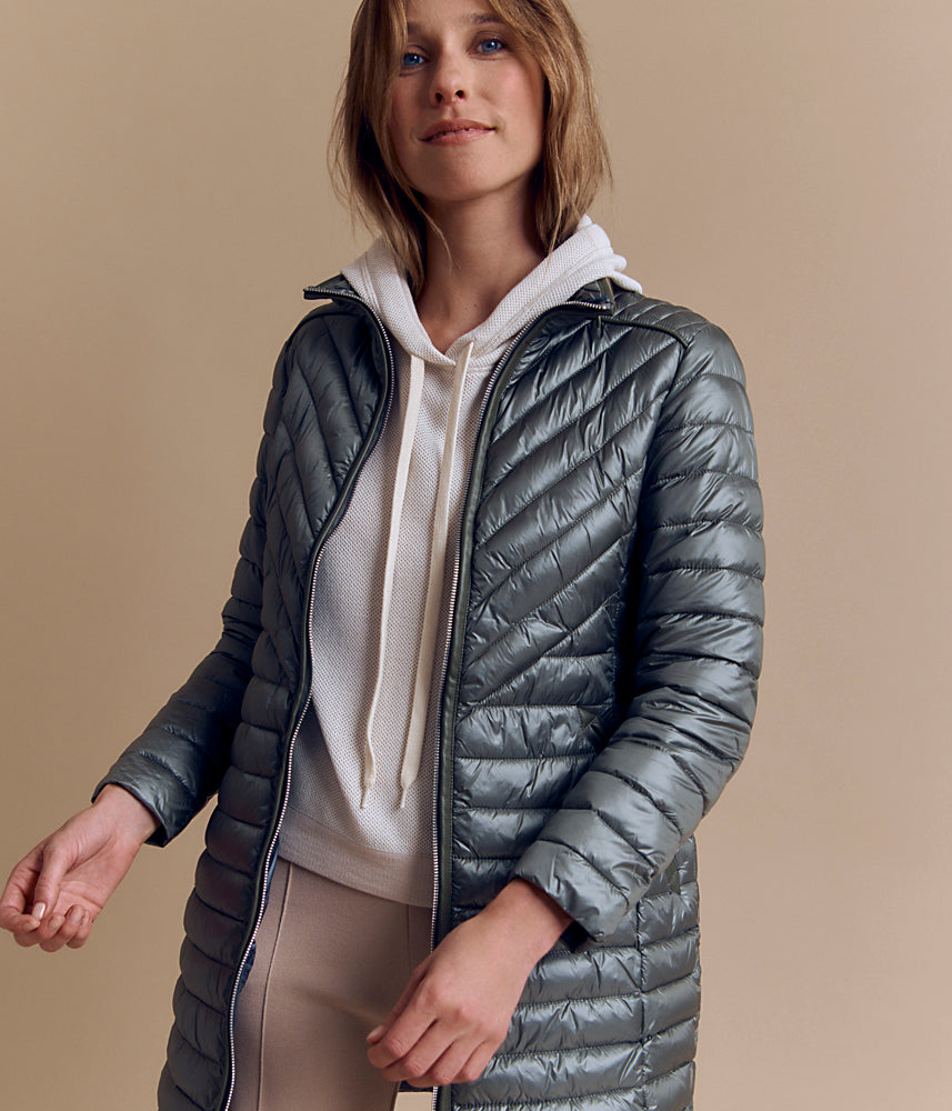 Long down jacket MIKADO 84153 217