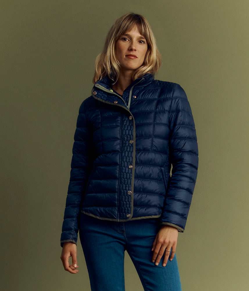 Fitted down jacket MISS/85169/305