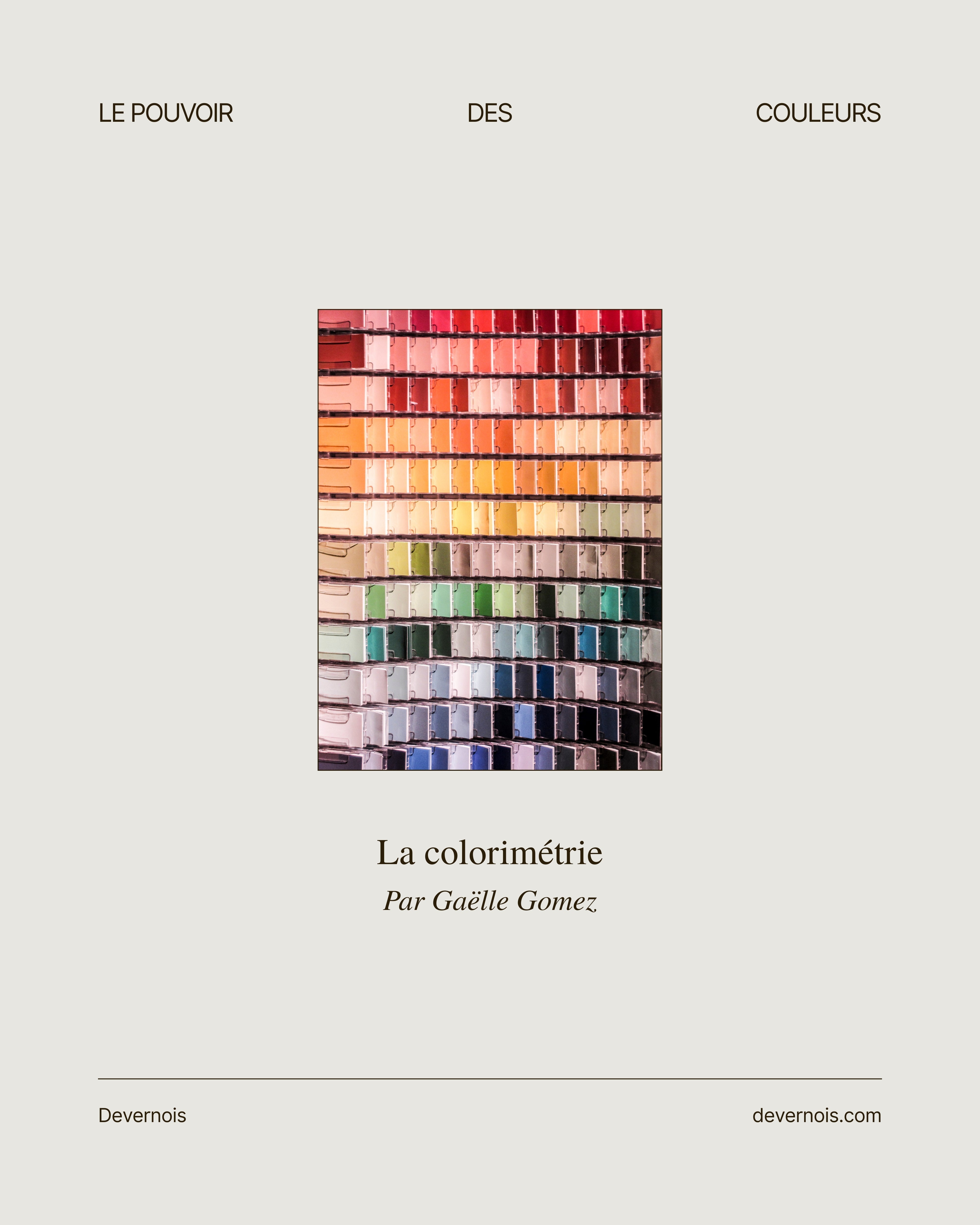 Le Pouvoir des Couleurs : Les Grands Principes de la Colorimétrie