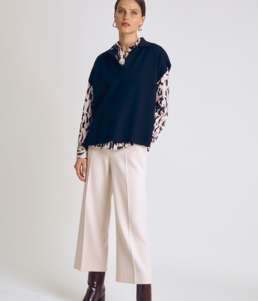 Pull sans manches en mérinos ABSO/86100/500