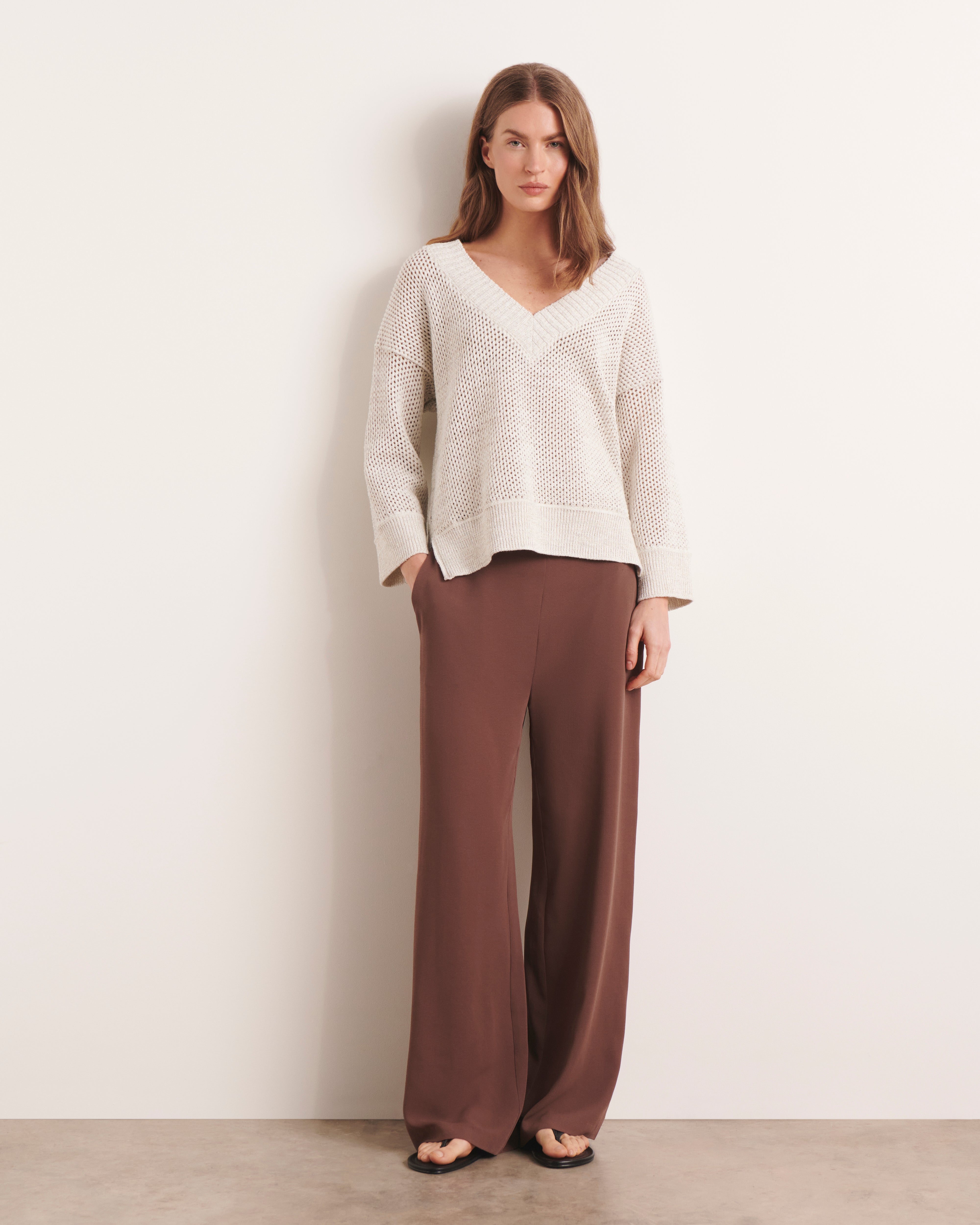 Pull en maille résille irisée AILLEURS13-BIS/13115/761