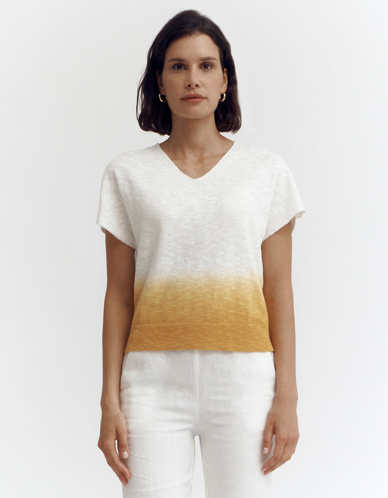 Tie-and-dye knit sweater ALBIZIA-DYE/87165/841
