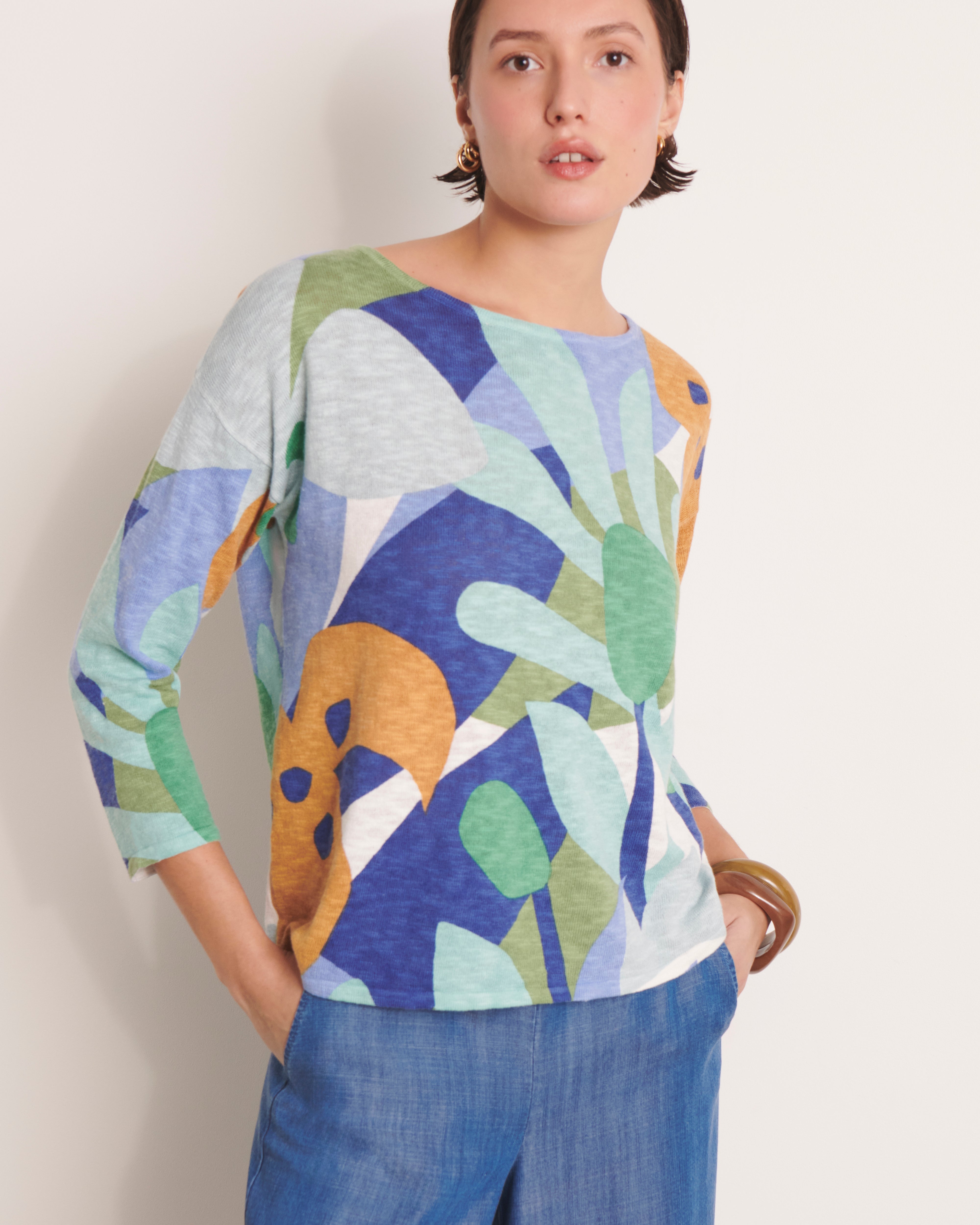 Pull imprimé ALBIZIAME/13192/881