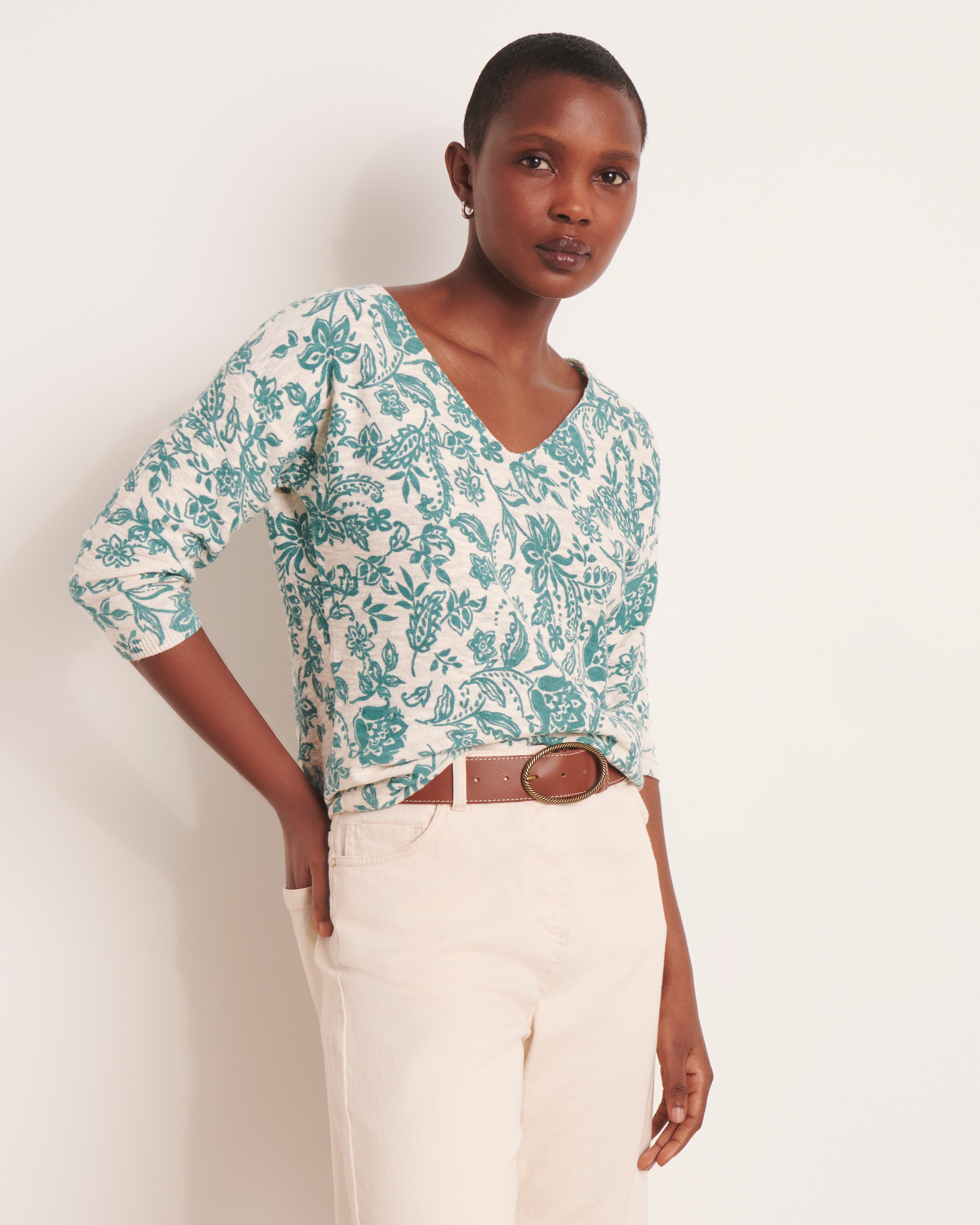 Pull imprimé ALICIANE-PRINT/13187/861