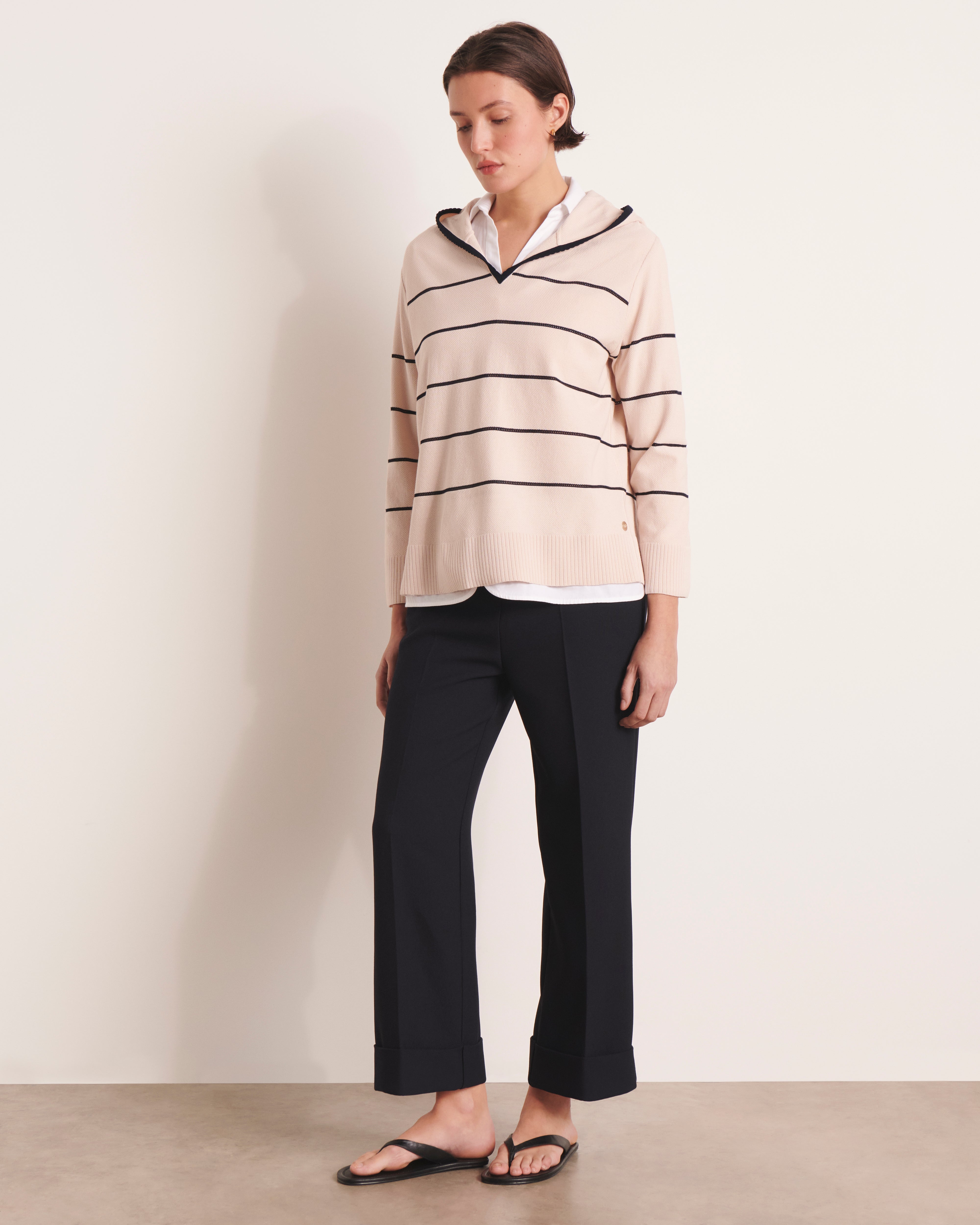 Sudadera de punto con capucha ALPHA-BIS/13236/781