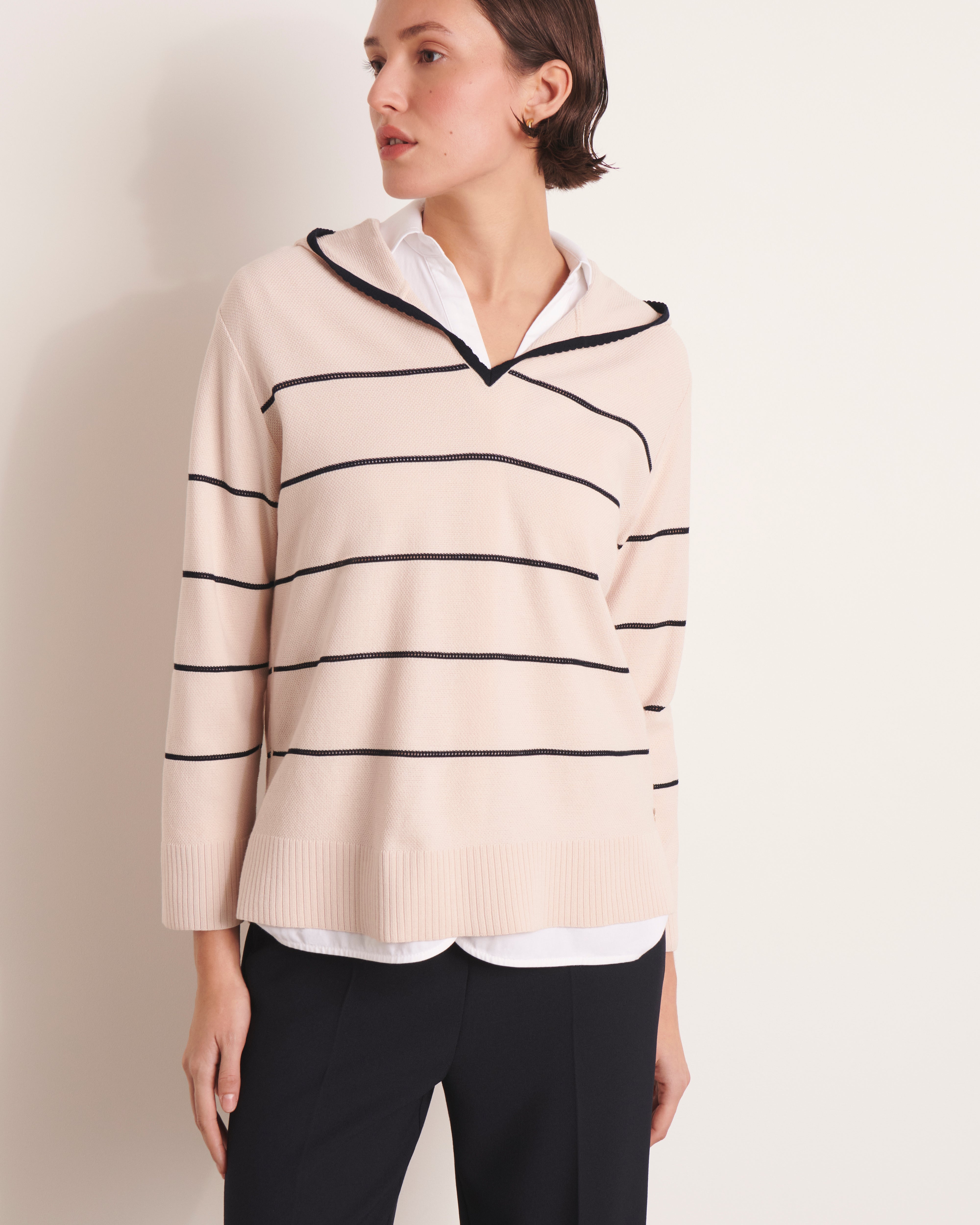 Sudadera de punto con capucha ALPHA-BIS/13236/781