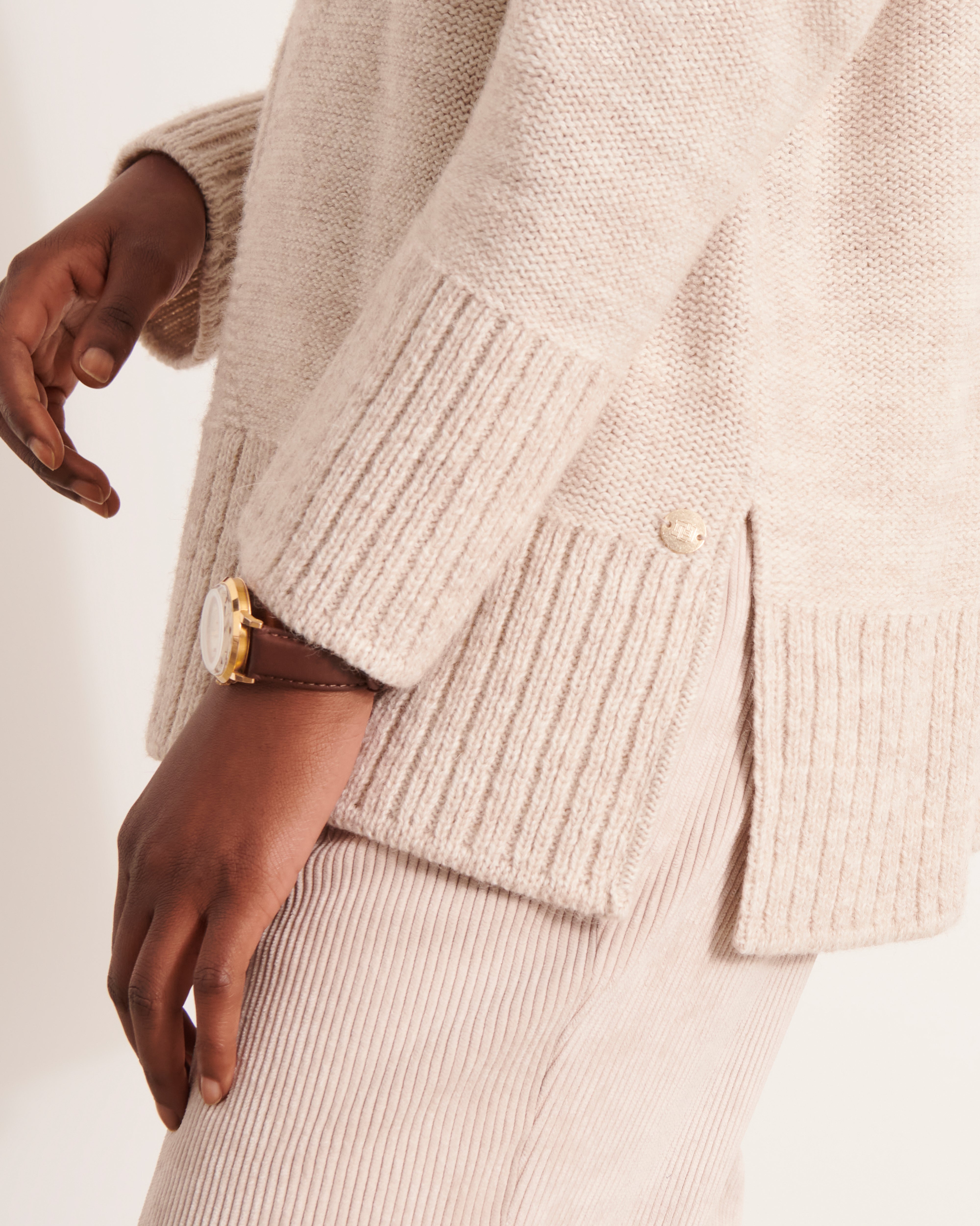 Pull en maille jacquard laine mérinos et alpaga AMBRE/12022/781