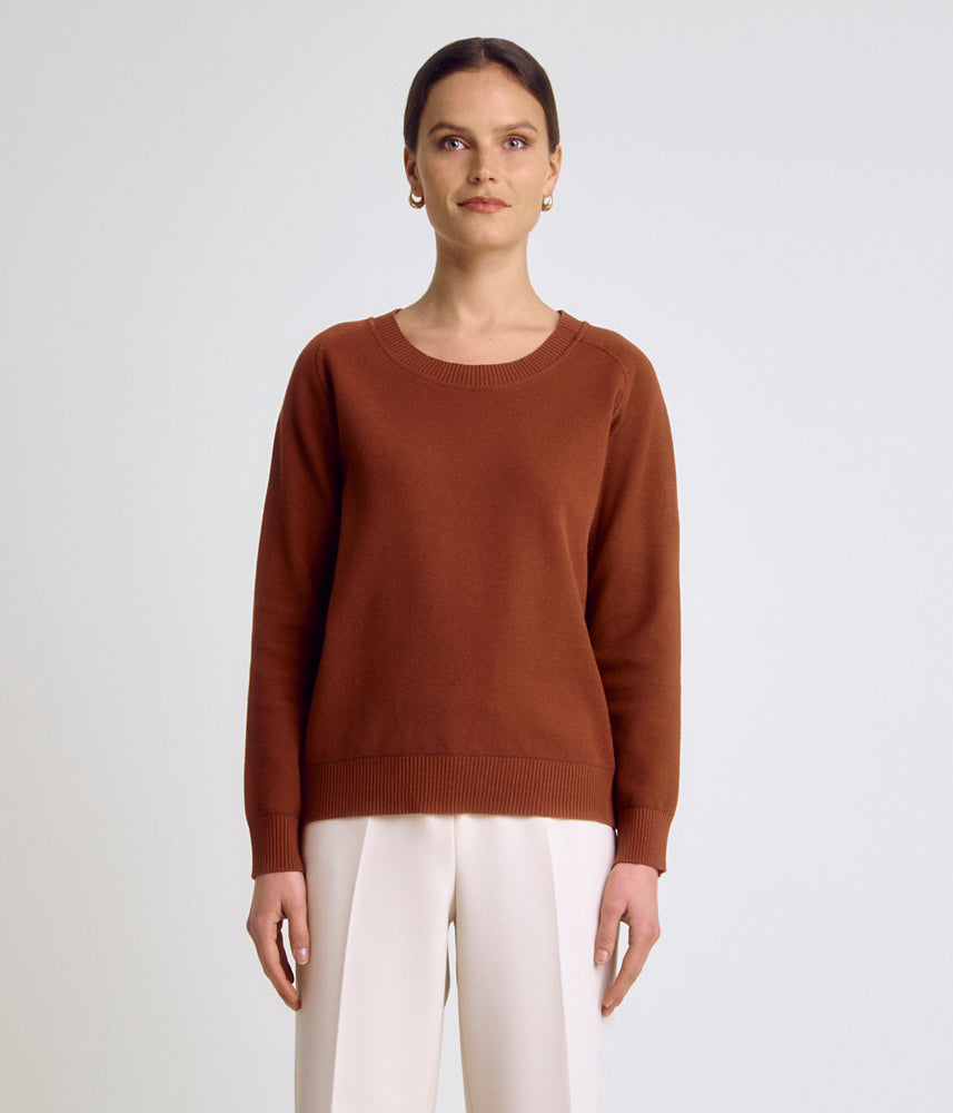 Stretch viscose knit sweatshirt ANAYA/86132/811