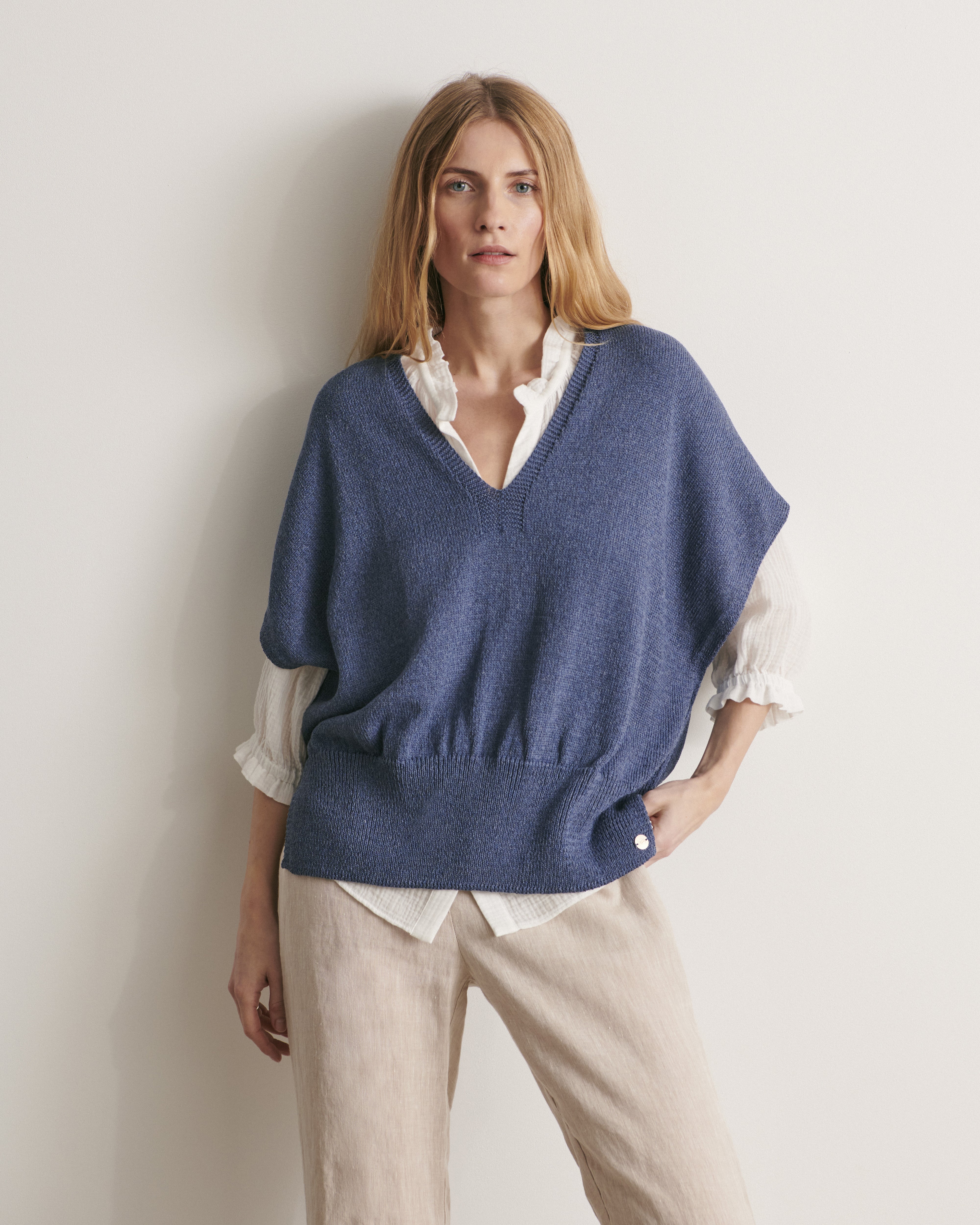Pull kimono en maille irisée ANGOLA11/11207/304
