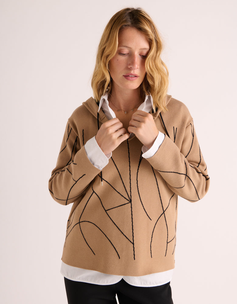 Sweat maille jacquard ARDEN/88229/791
