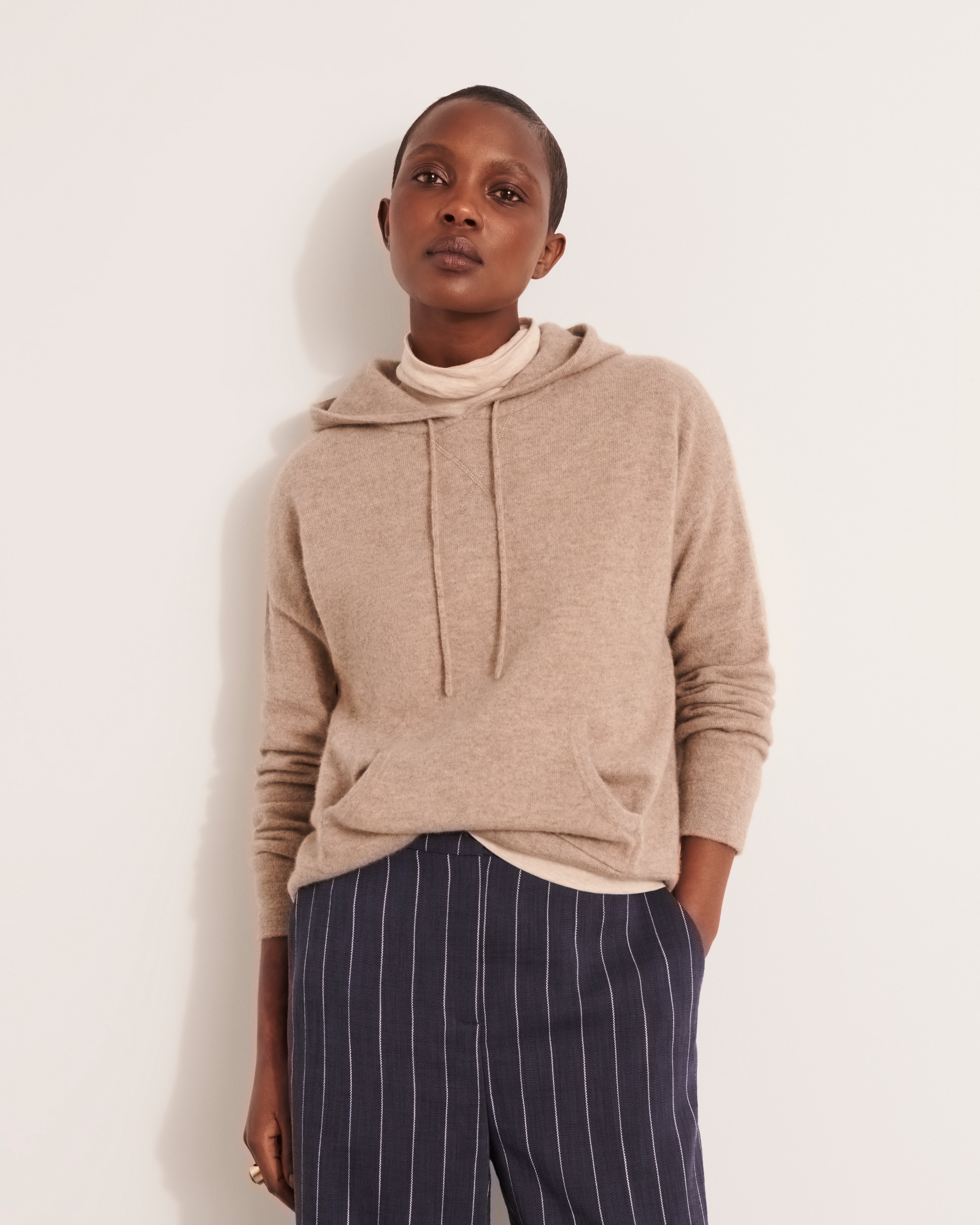 Pull sweat en maille à capuche ASWEATA/12054/022
