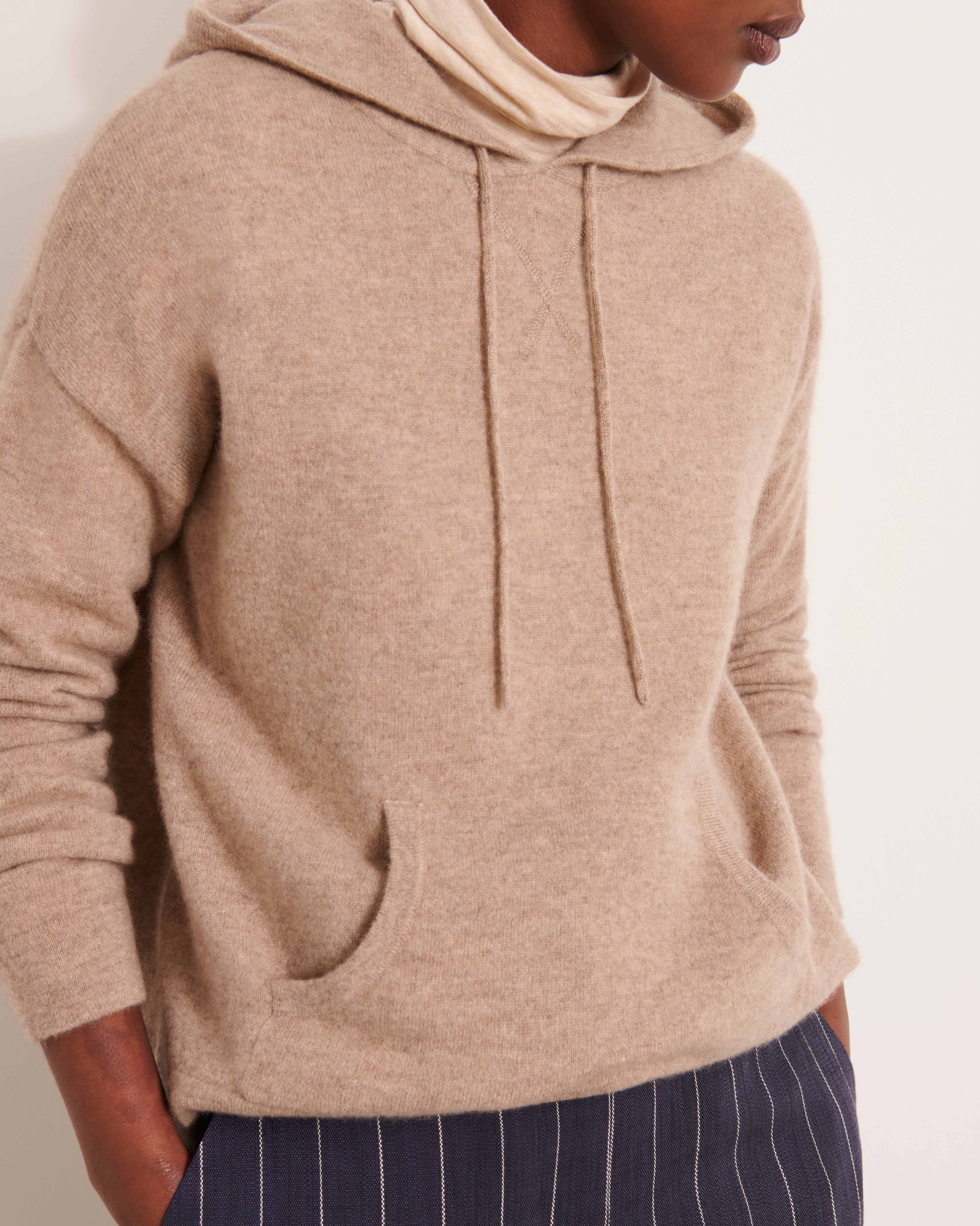 Pull sweat en maille à capuche ASWEATA/12054/022