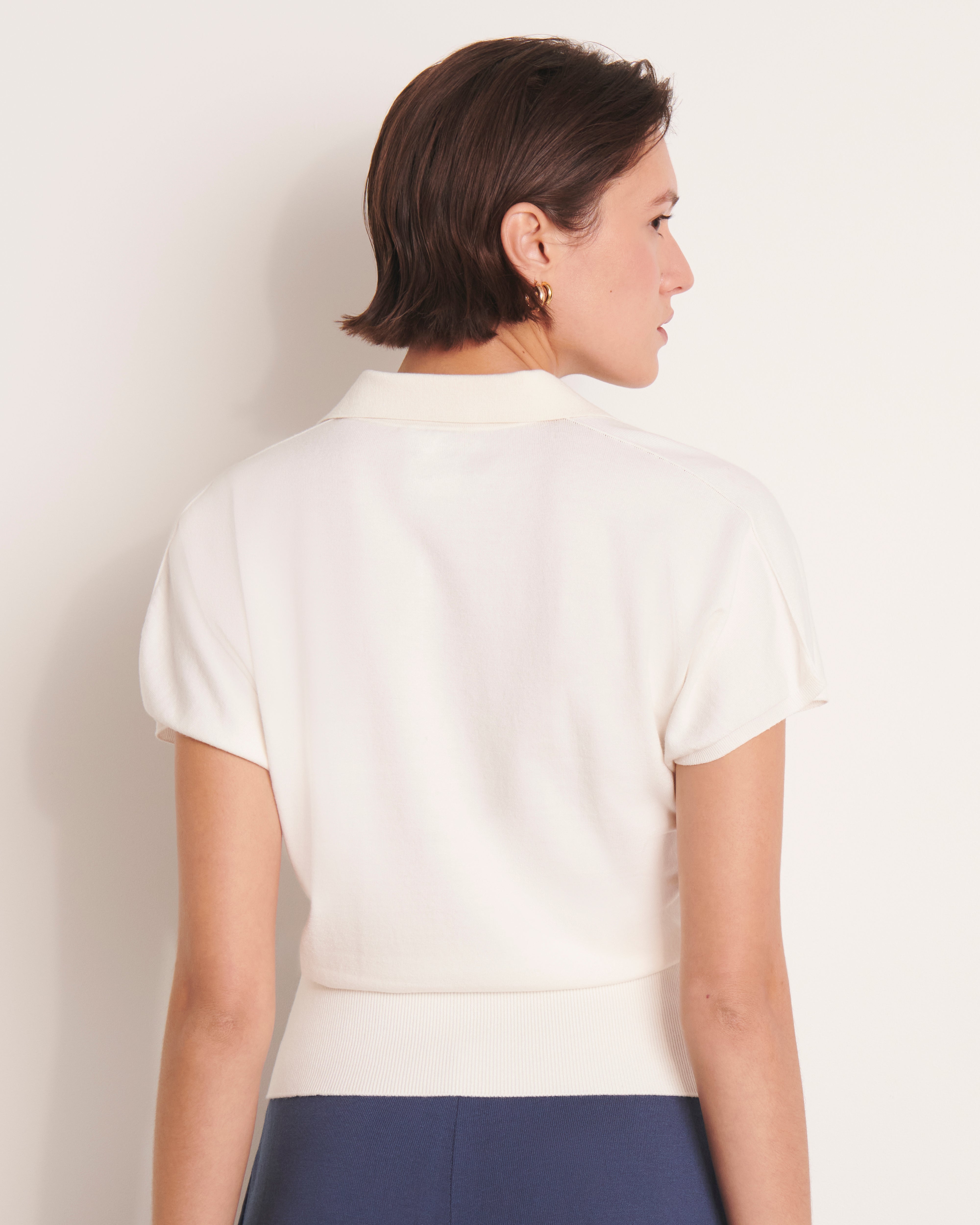 Polo beige manches courtes ATHENA/13141/005