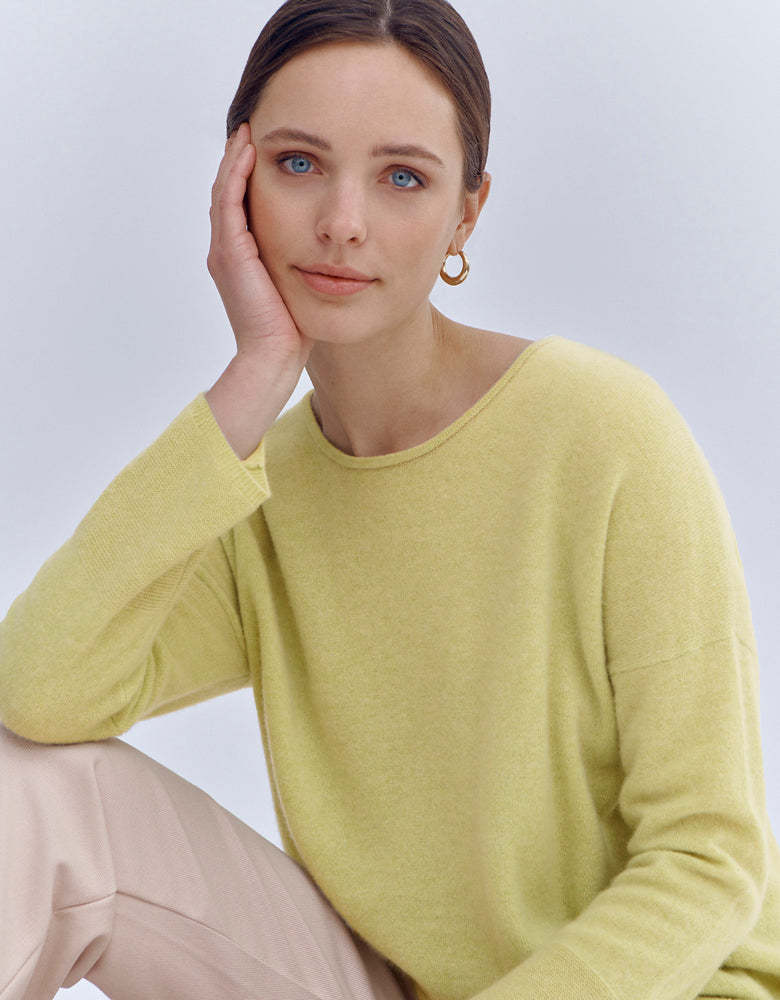 Cashmere knit sweater AXELLE/86025/161
