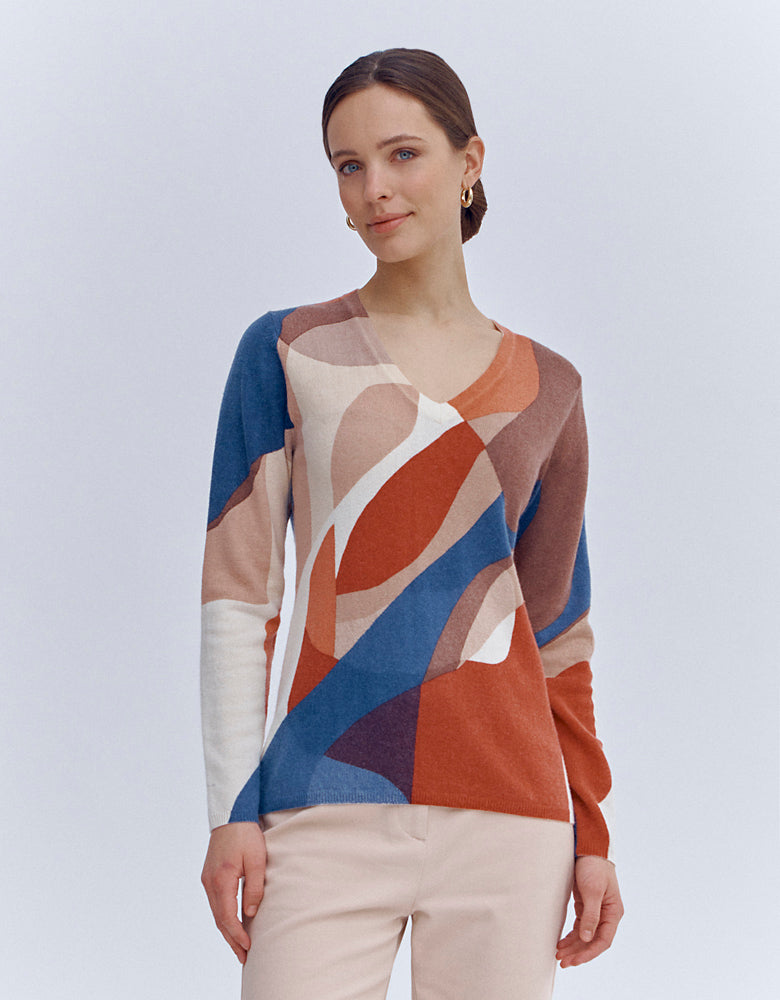 Pull imprimé AZOLLON/86110/806