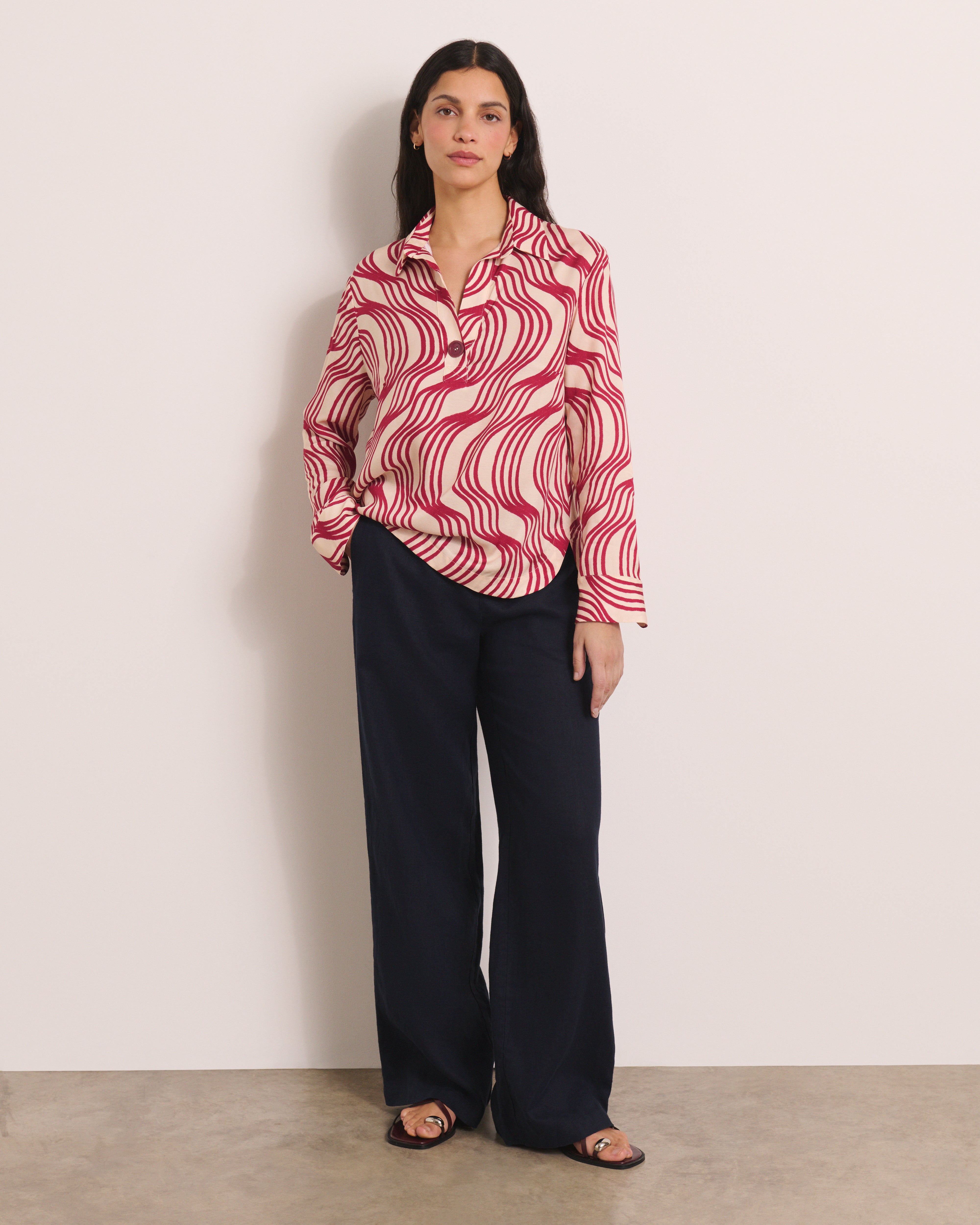 Blouse imprimée CALANQUE-BIS/13065/570