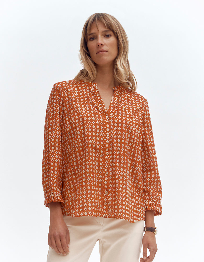 Printed blouse CAMBERRA/87033/572