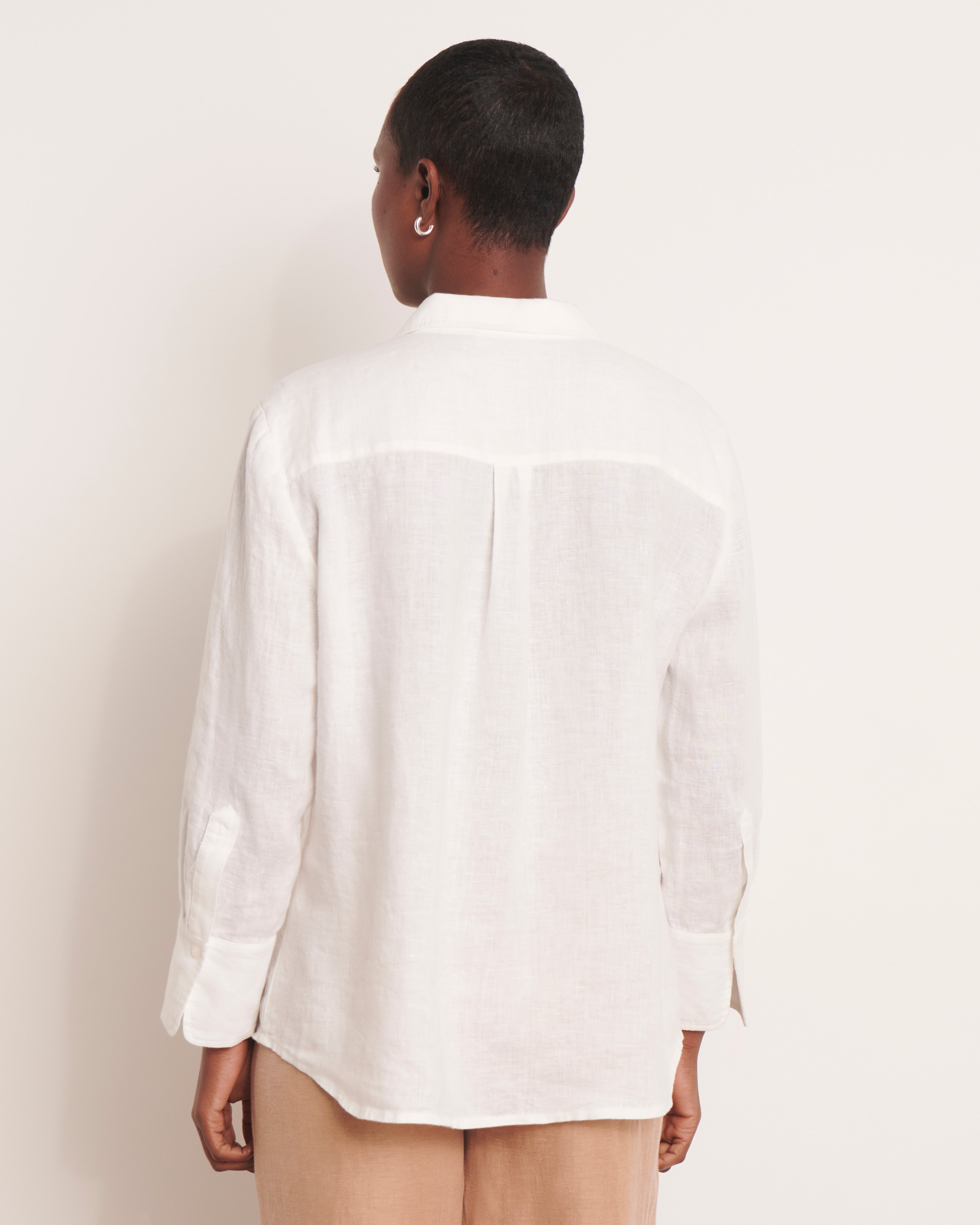 Chemise blanc cassé brodée CAMELIA/13143/511