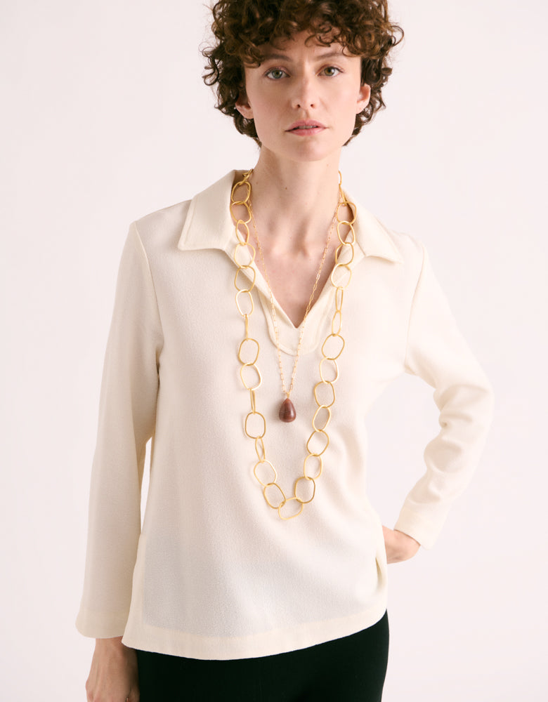 Tunique style vareuse CAMOMILLE/86050/003