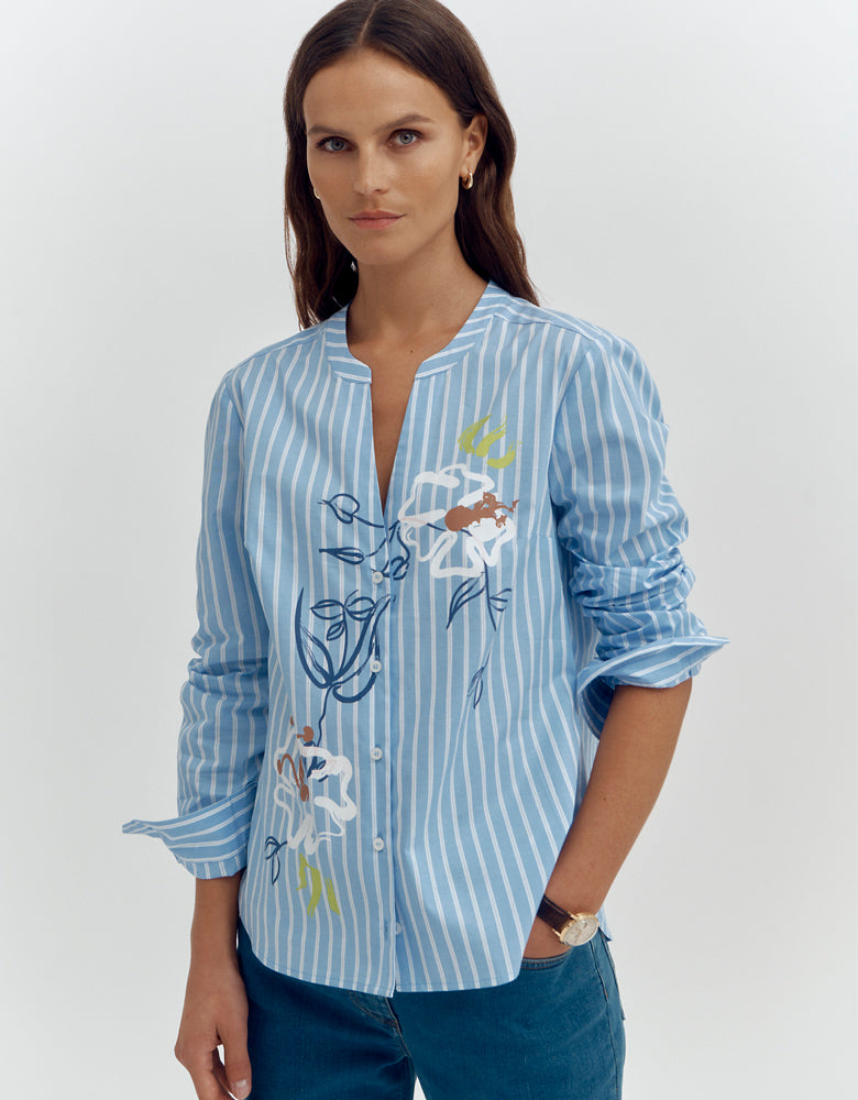 Printed blouse CEZANNE/87145/630