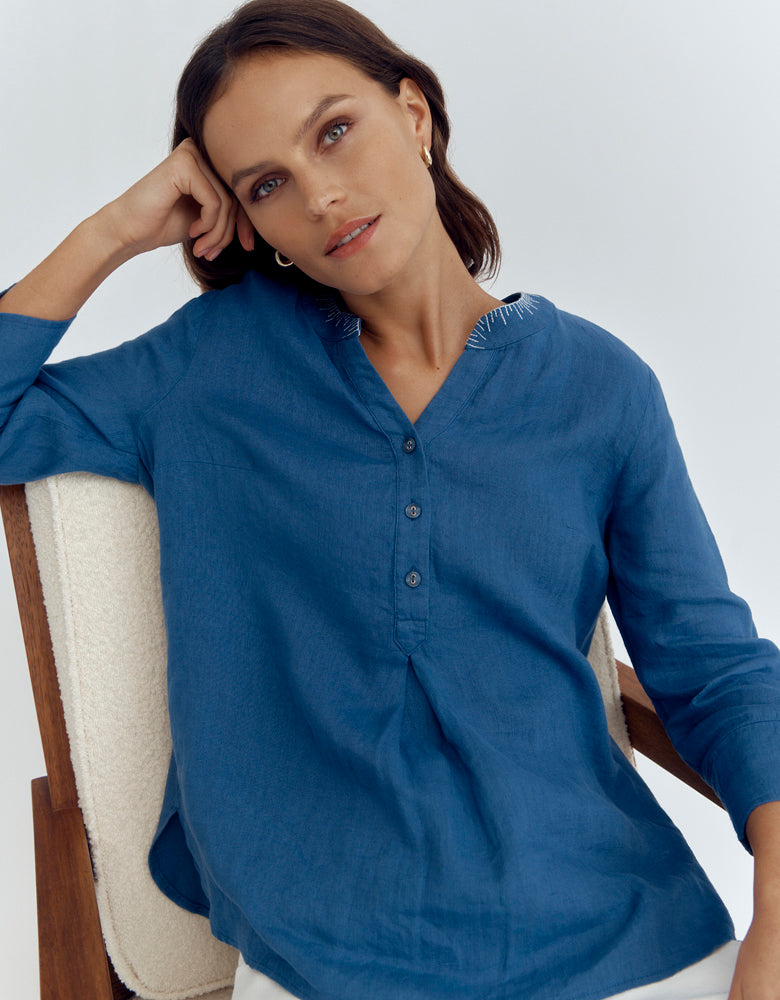 Blouse bi-matière CHABALA87-BIS/87284/306