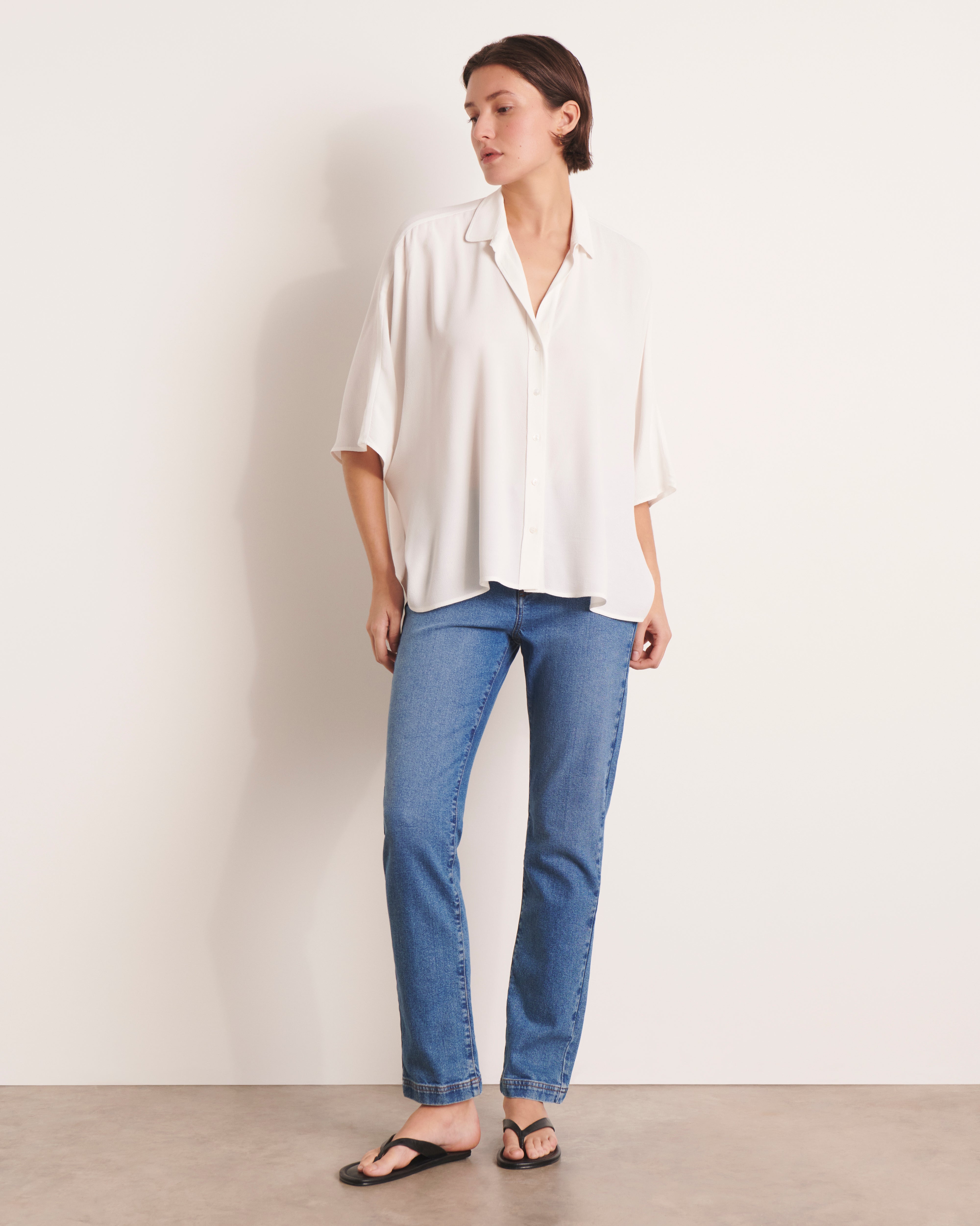 Chemise coupe poncho CHAMANTO/13053/003