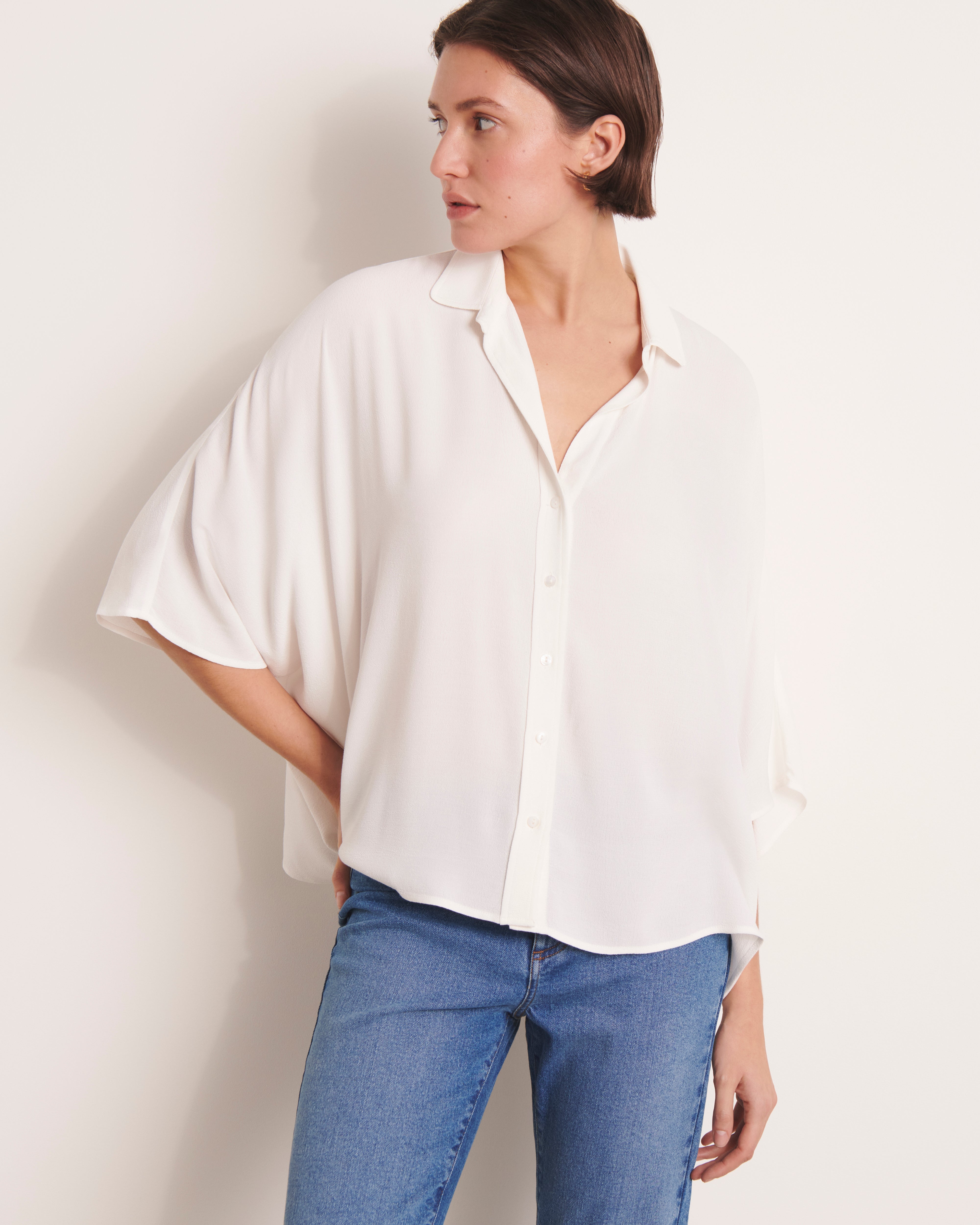 Chemise coupe poncho CHAMANTO/13053/003