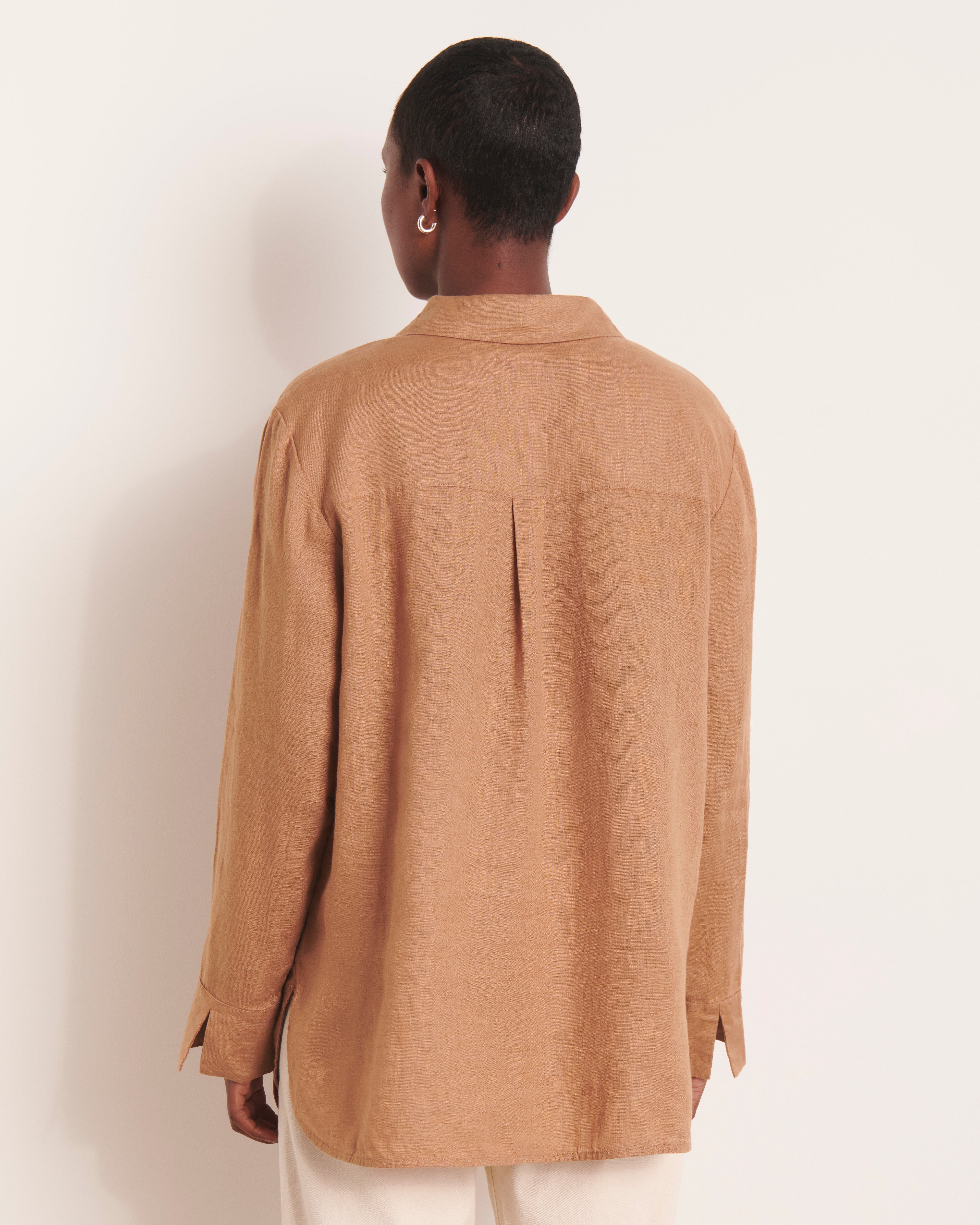 Chemise beige manches 3/4 CHANI/13126/019