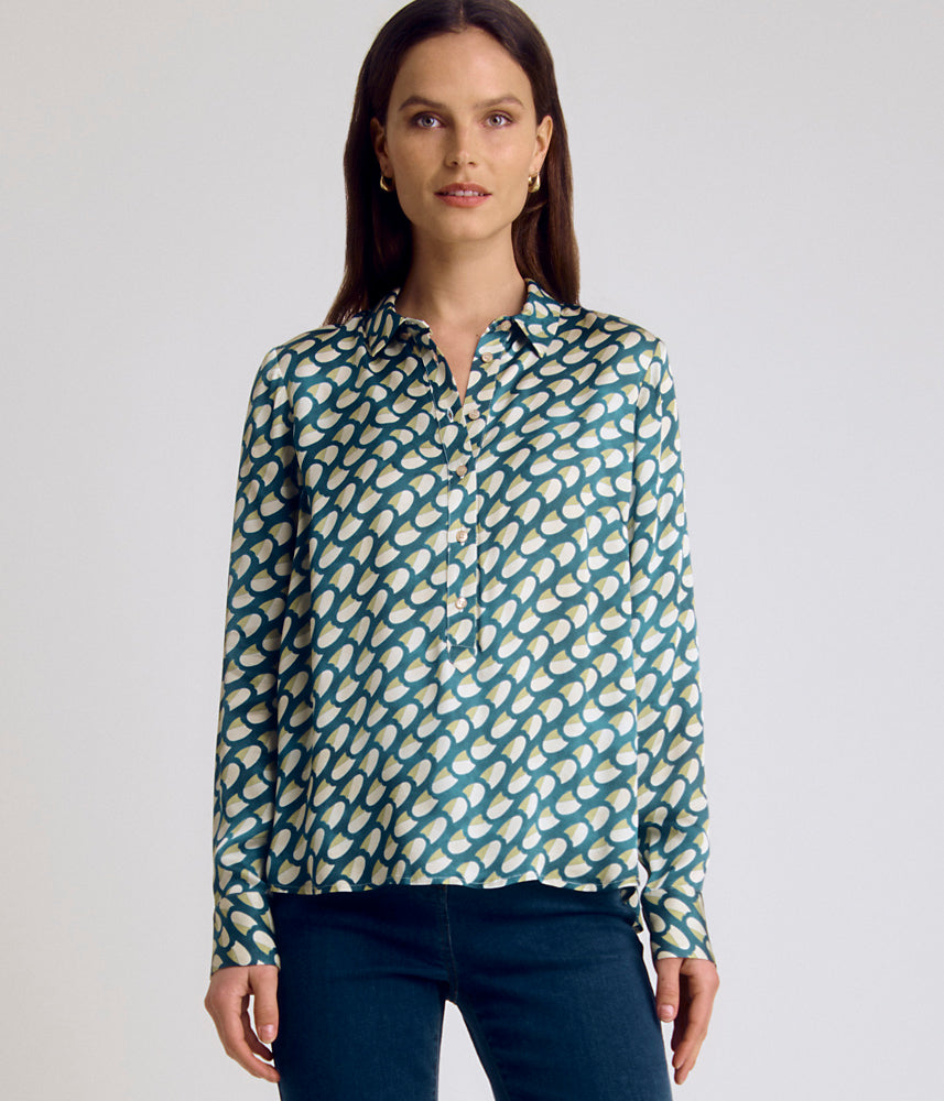 Blouse imprimée CHARMING/86168/610