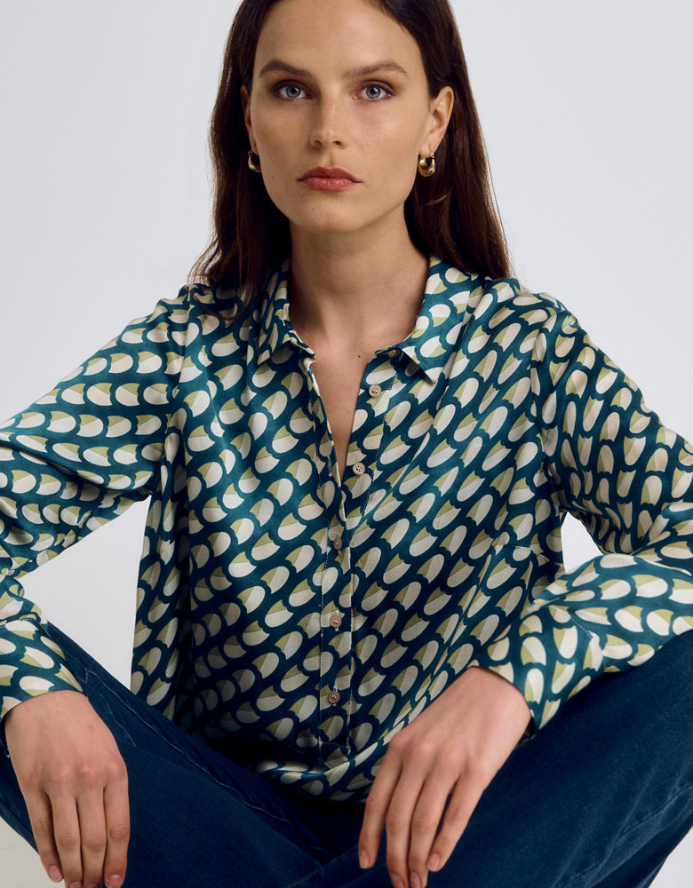 Blouse imprimée CHARMING/86168/610